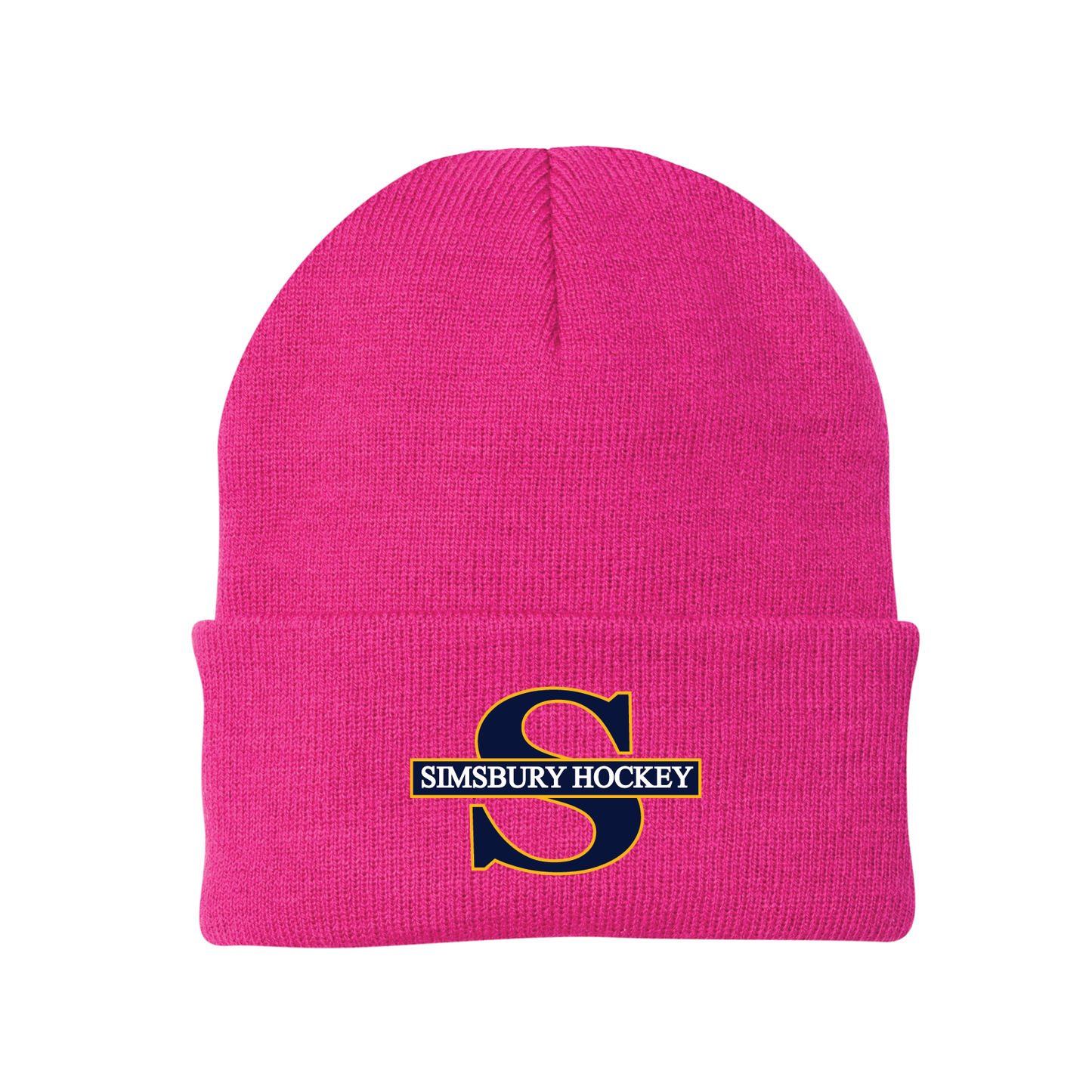 Port & Company Knit Cap: Simsbury Youth Hockey