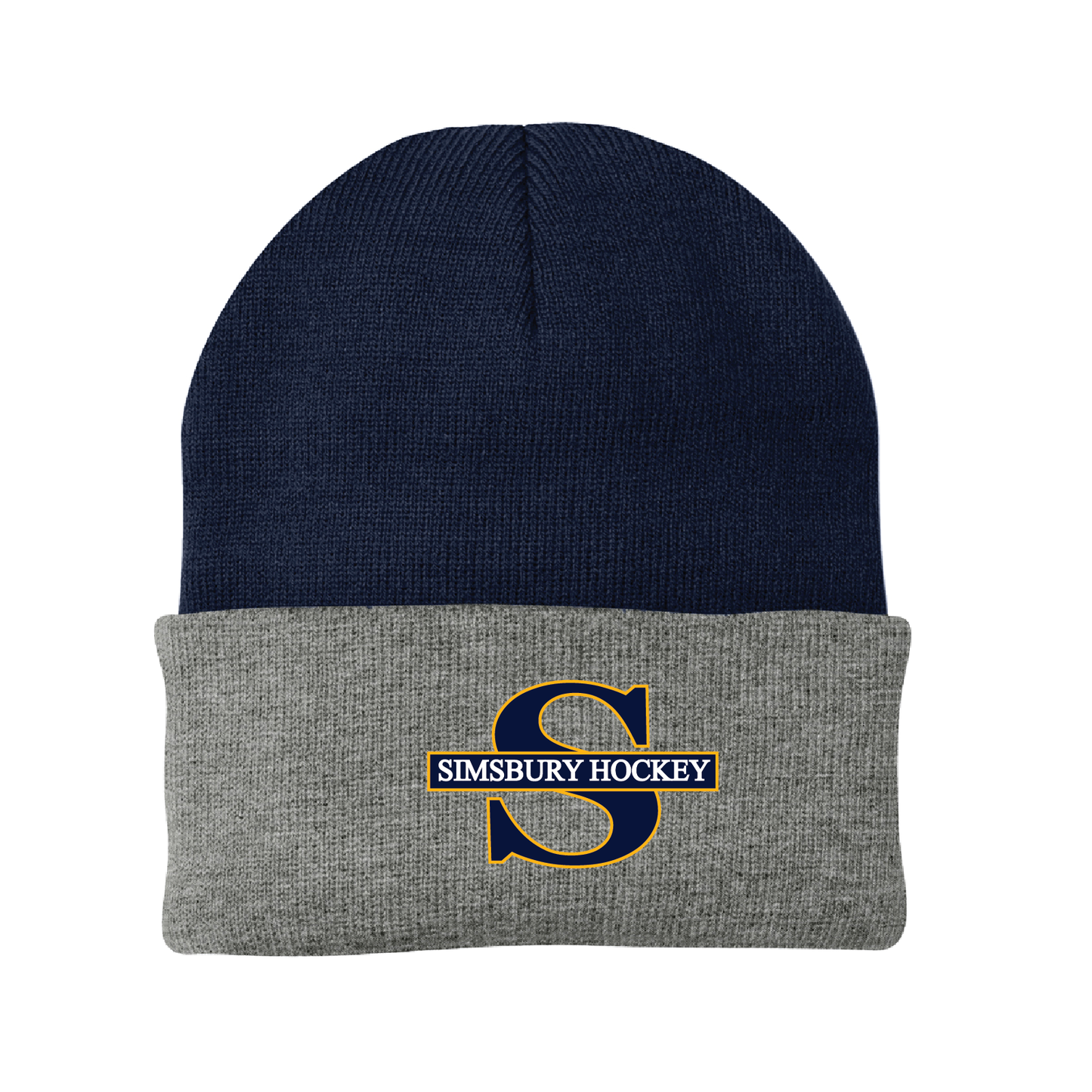 Port & Company Knit Cap: Simsbury Youth Hockey