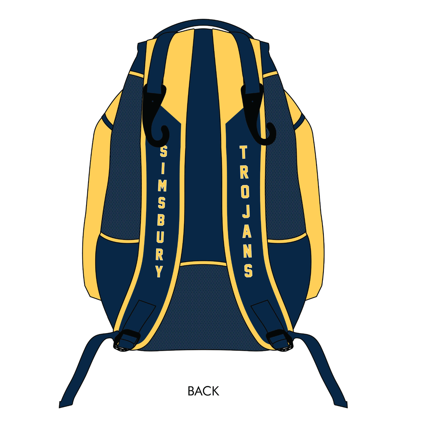 Backpack: Custom Simsbury Trojans