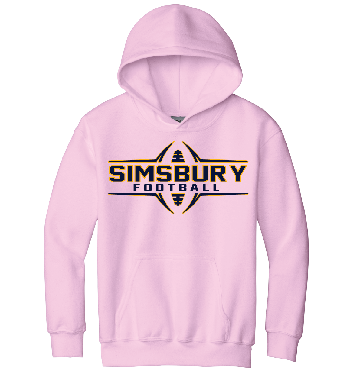 Hooded Sweatshirt Gildan 50/50: Simsbury Football 2024