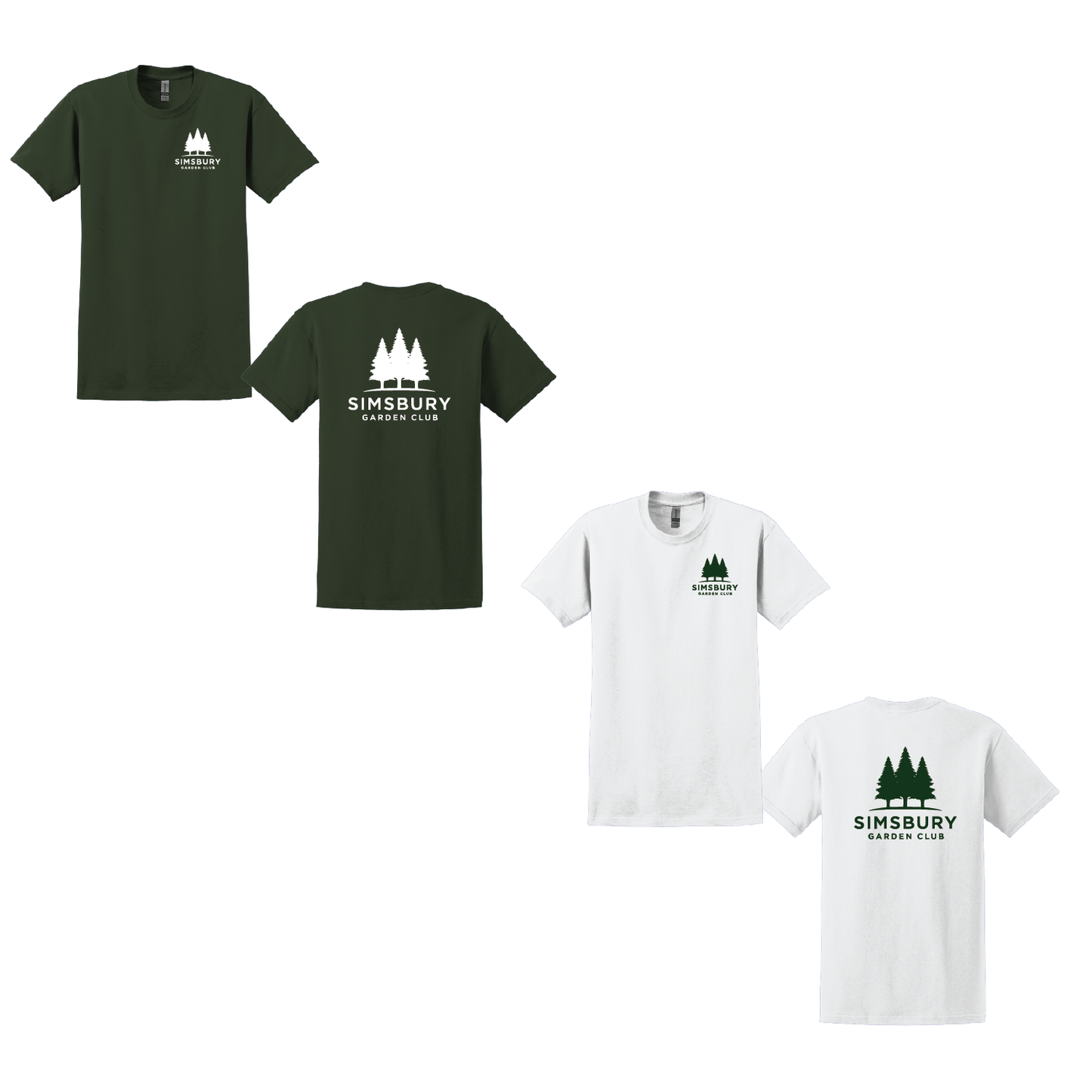 Simsbury Garden Club: Men's Cotton T Shirt