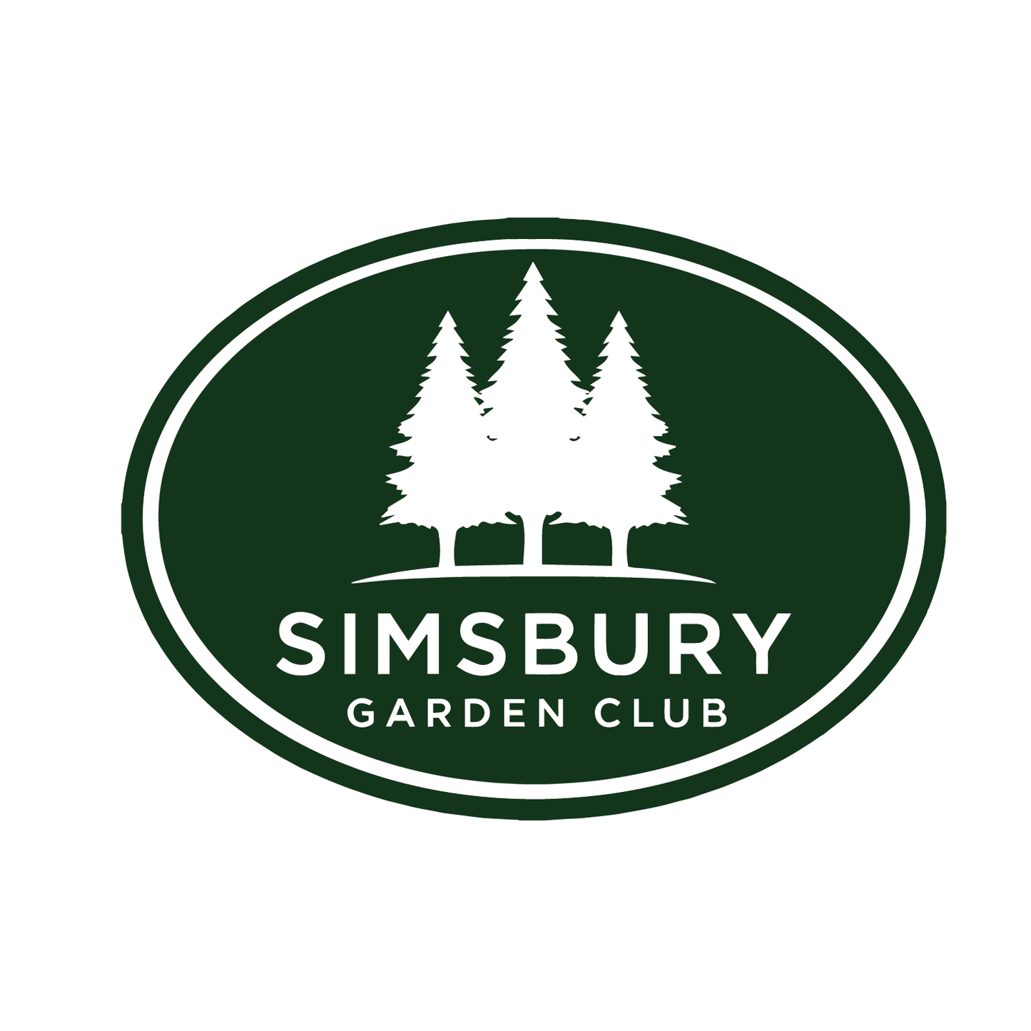Simsbury Garden Club: Fat Head Removable Sticker (4.74"x 3.5")