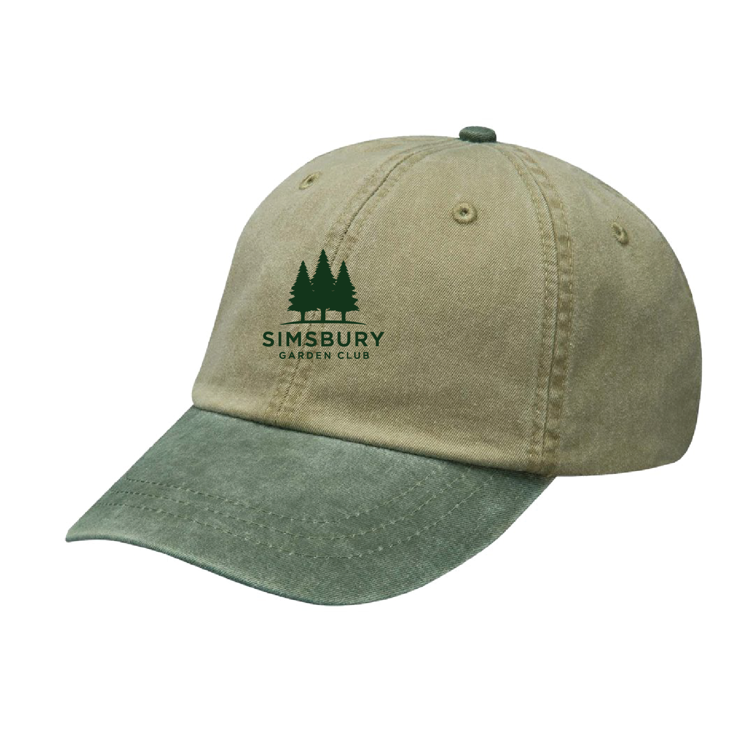 Simsbury Garden Club: Pigment Dyed Baseball Cap
