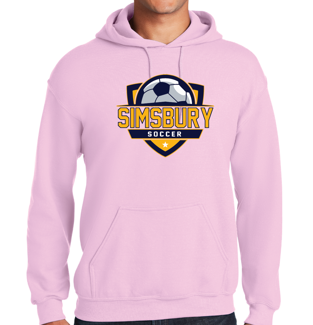 Hooded Sweatshirt Gildan 50/50: Simsbury Soccer