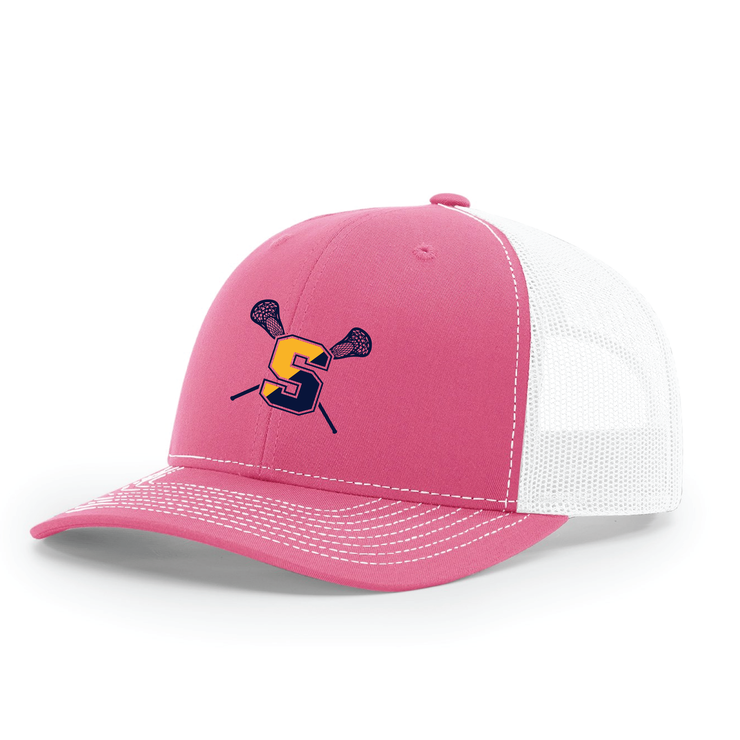 Hat: Trucker Snapback Simsbury Lacrosse S Crossed Sticks