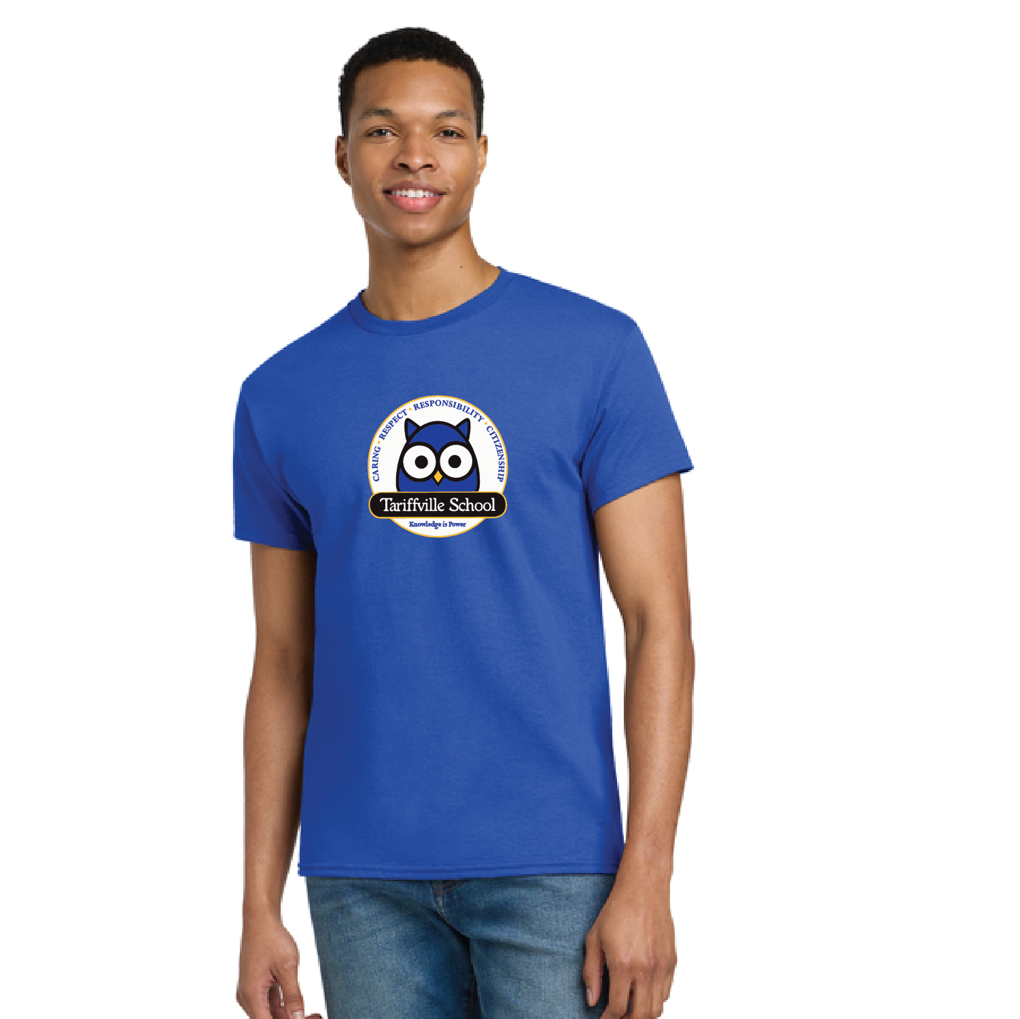 Tariffville School: T-Shirt Owl Logo Youth & Adult Sizes