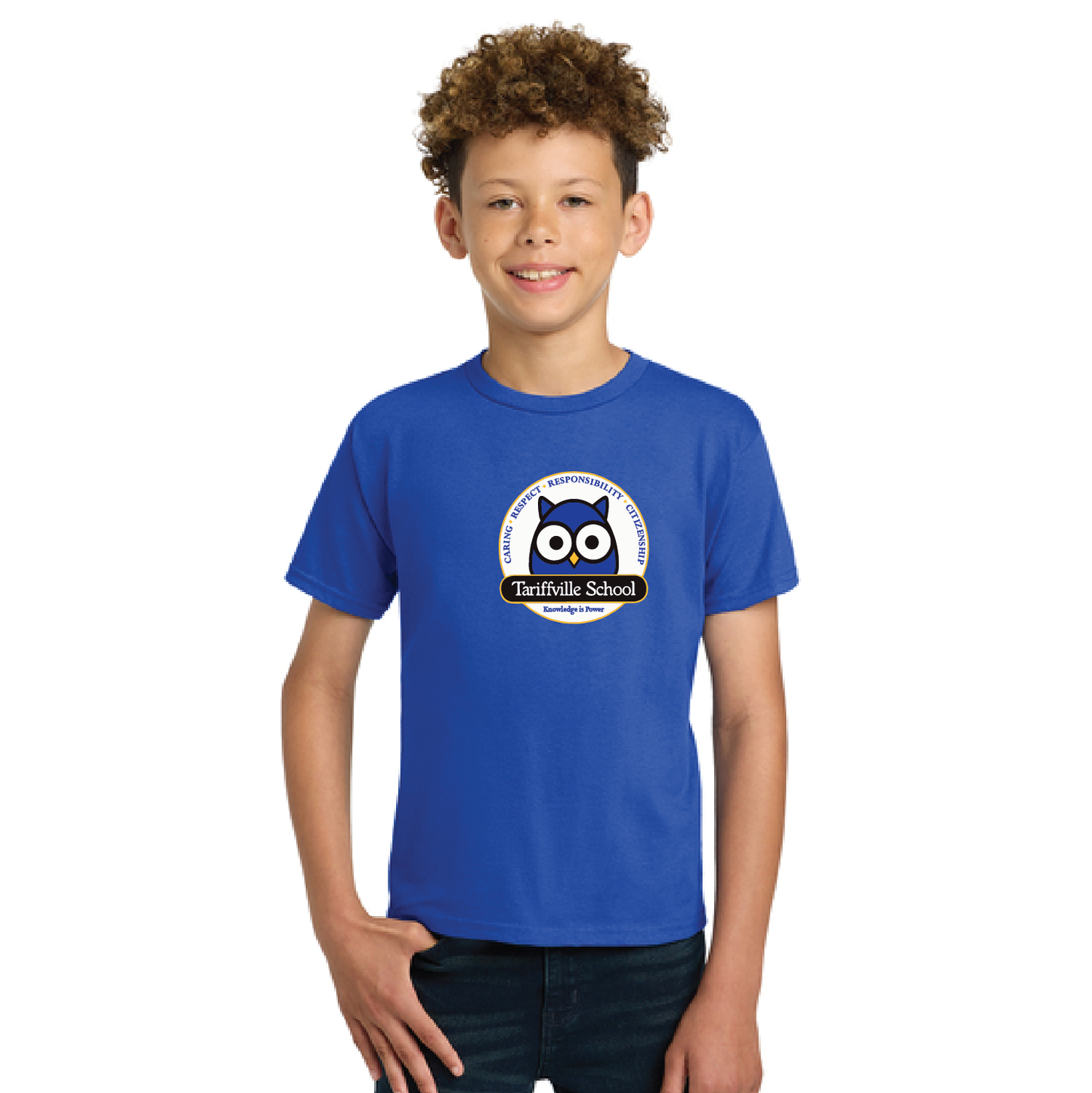 Tariffville School: T-Shirt Owl Logo Youth & Adult Sizes