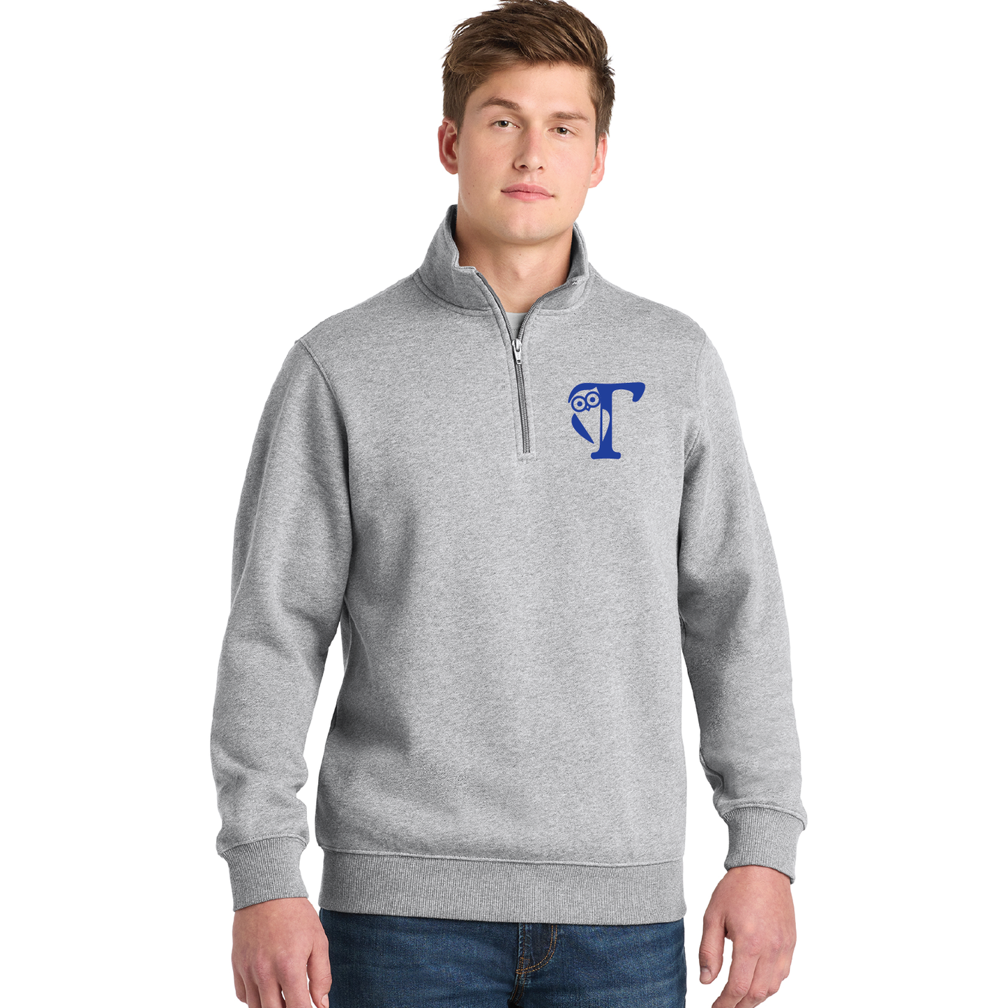 Tariffville School: 1/4 Zip Sweatshirt Adult