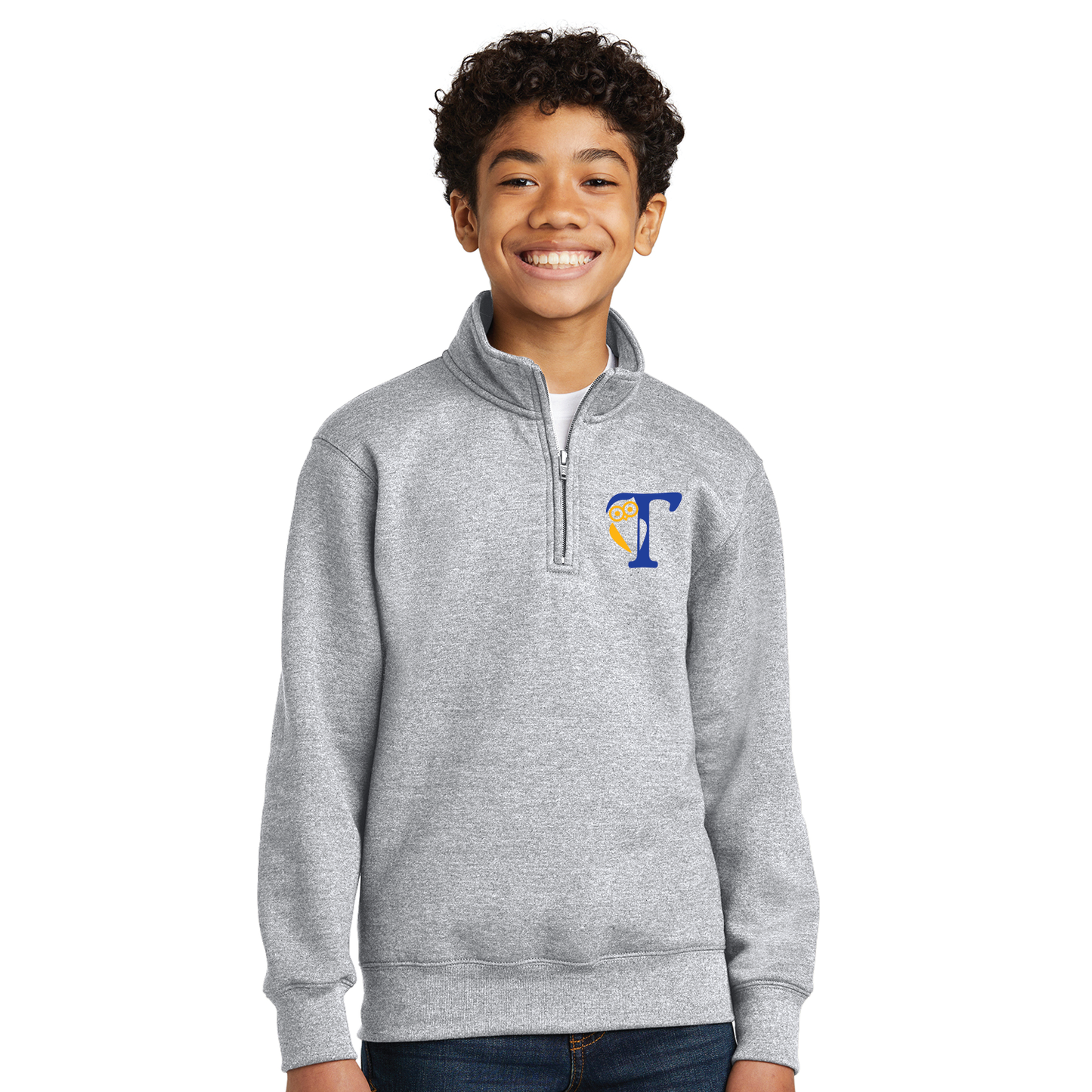 Tariffville School: 1/4 Zip Sweatshirt Youth
