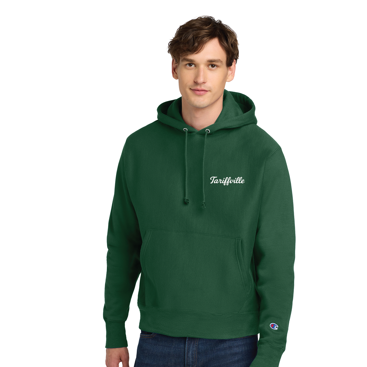 T-Ville Village Association: Champion Heavyweight Hoody (Embroidered Logo)