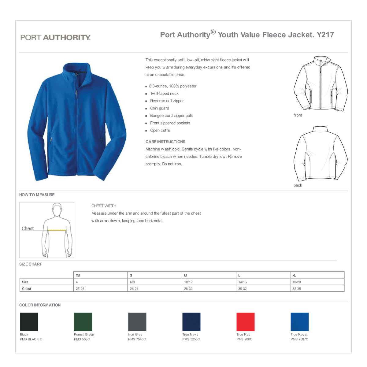 Troop 175 Full Zip Fleece Jacket