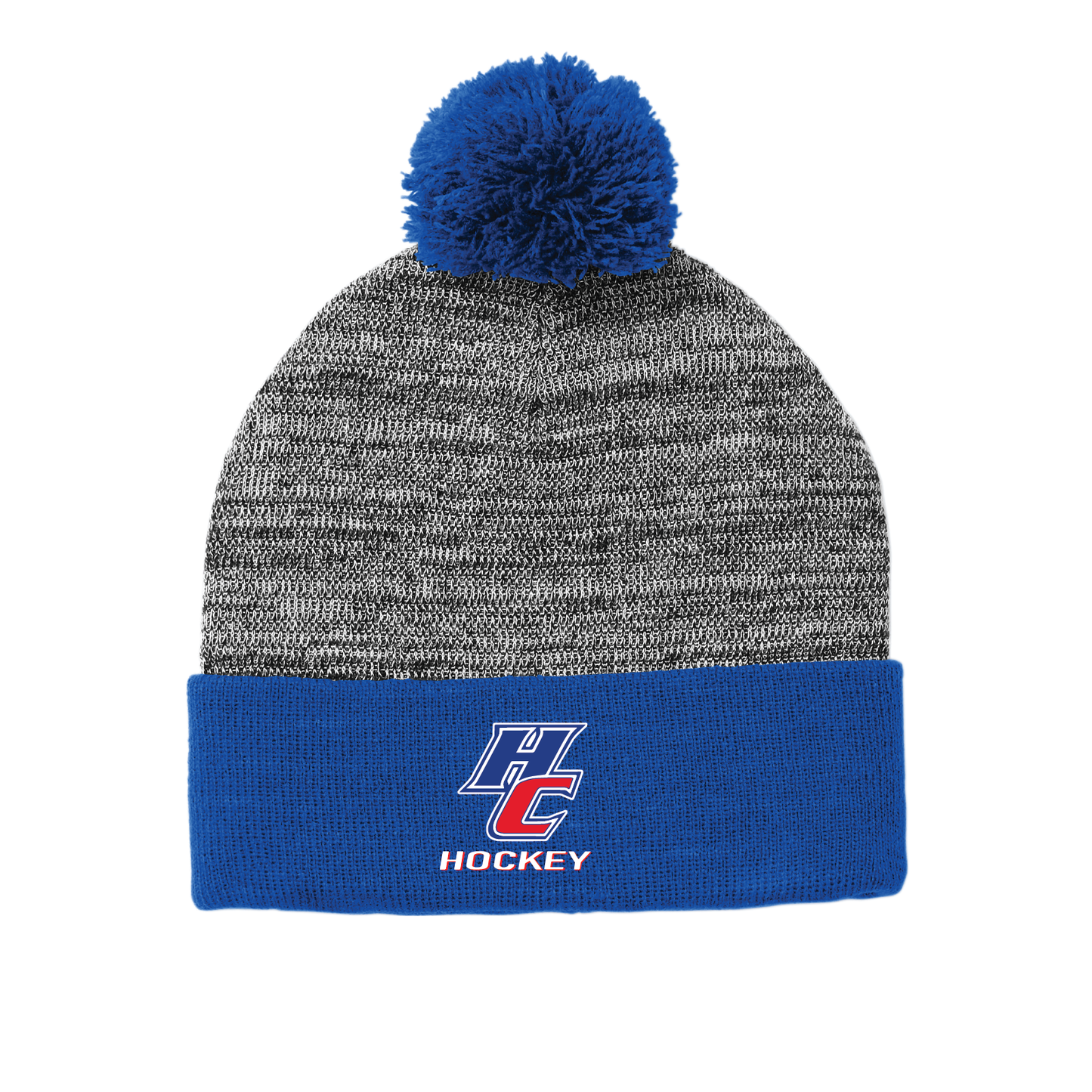 HC Hockey: Heather Pom Pom Beanie