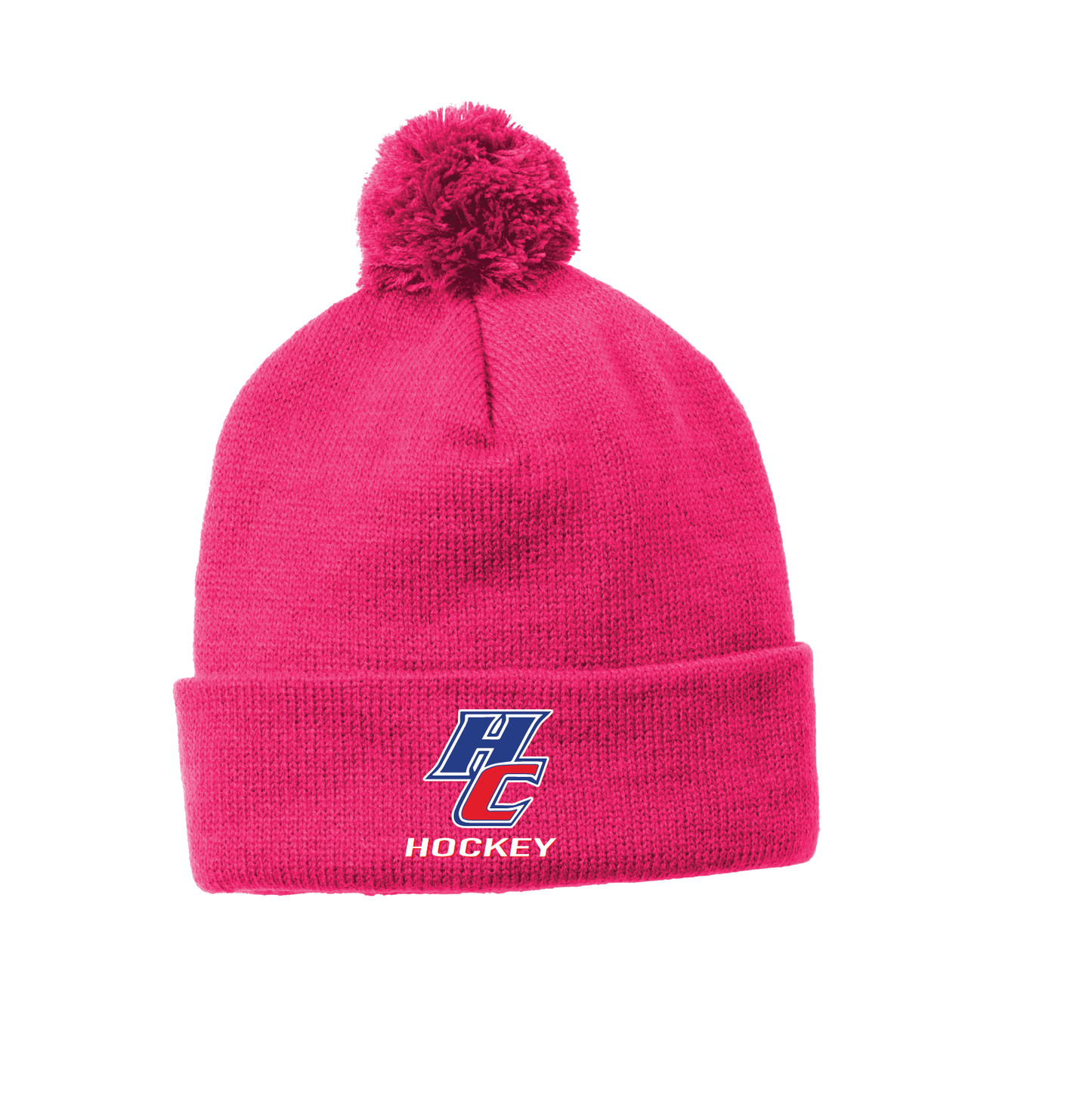 HC Hockey: Solid Pom Pom Beanie