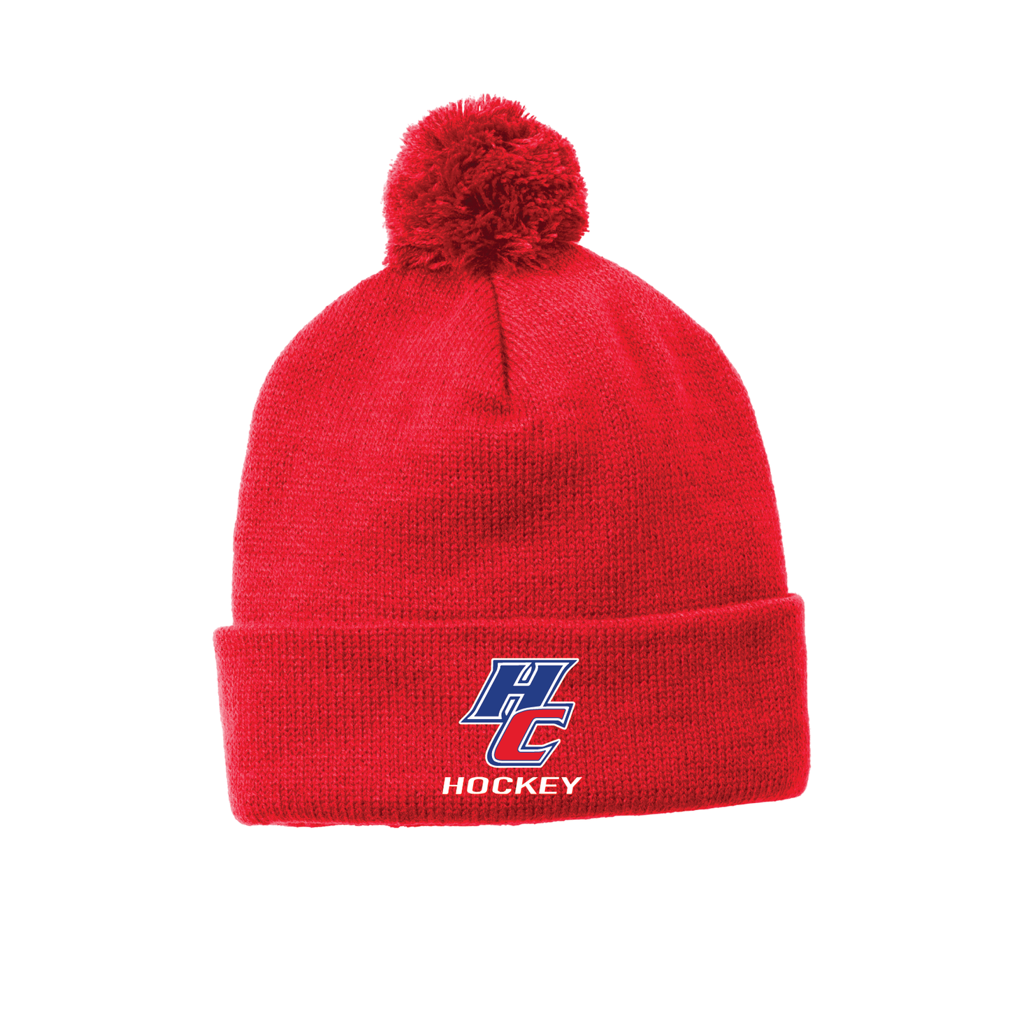 HC Hockey: Solid Pom Pom Beanie