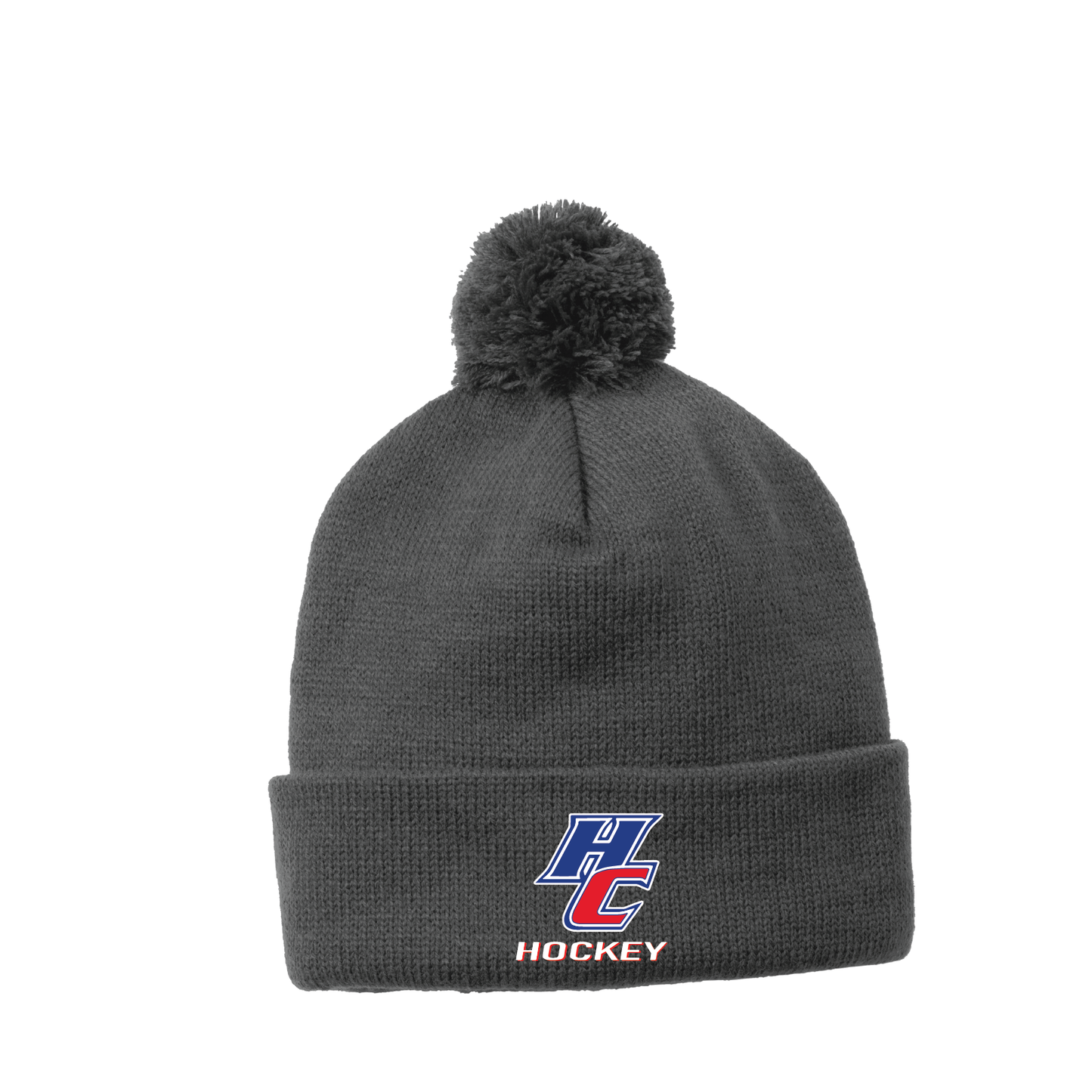 HC Hockey: Solid Pom Pom Beanie
