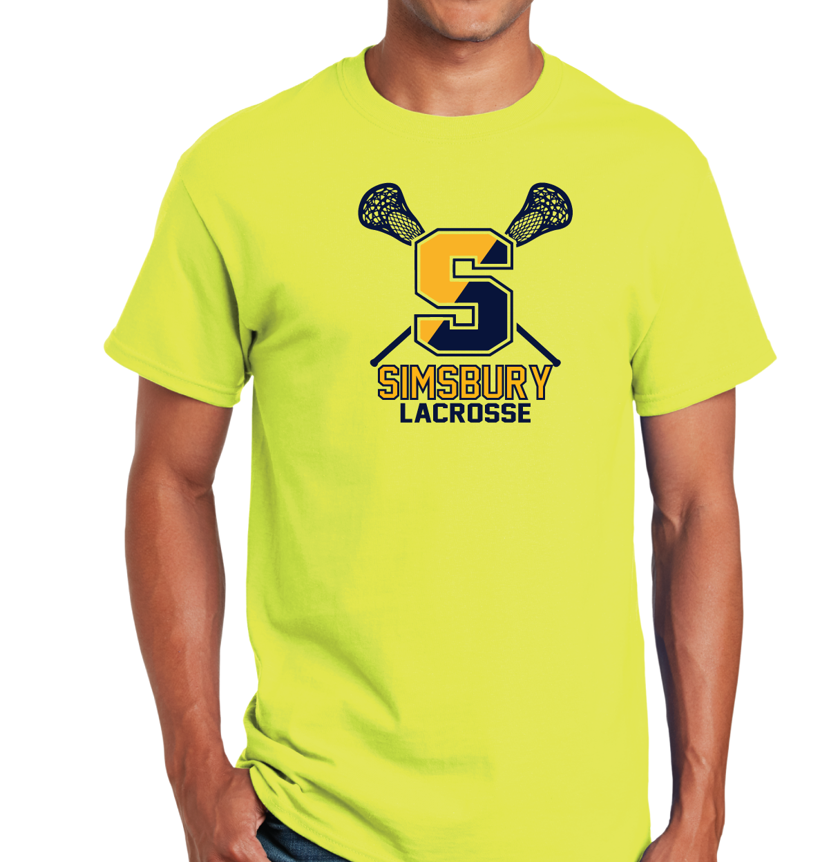 T-Shirt: Simsbury Youth Lacrosse NEW 2024