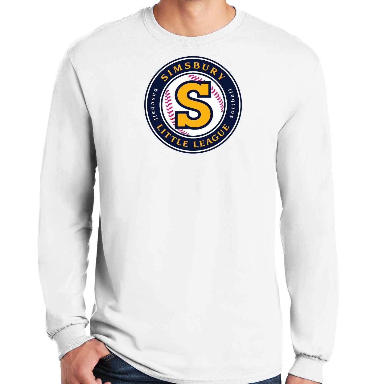 Long Sleeve T-Shirt: Simsbury Little League