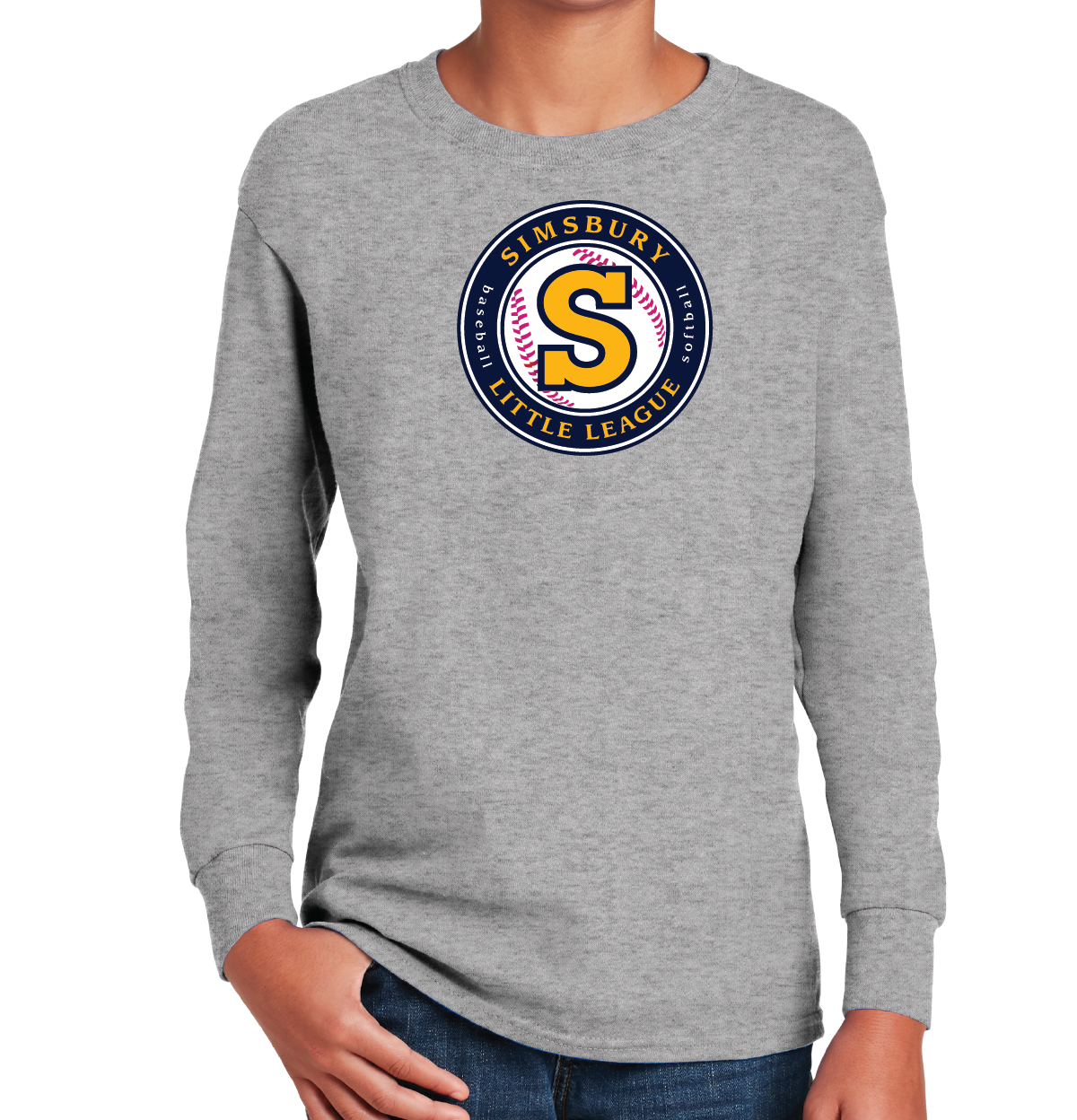 Long Sleeve T-Shirt: Simsbury Little League