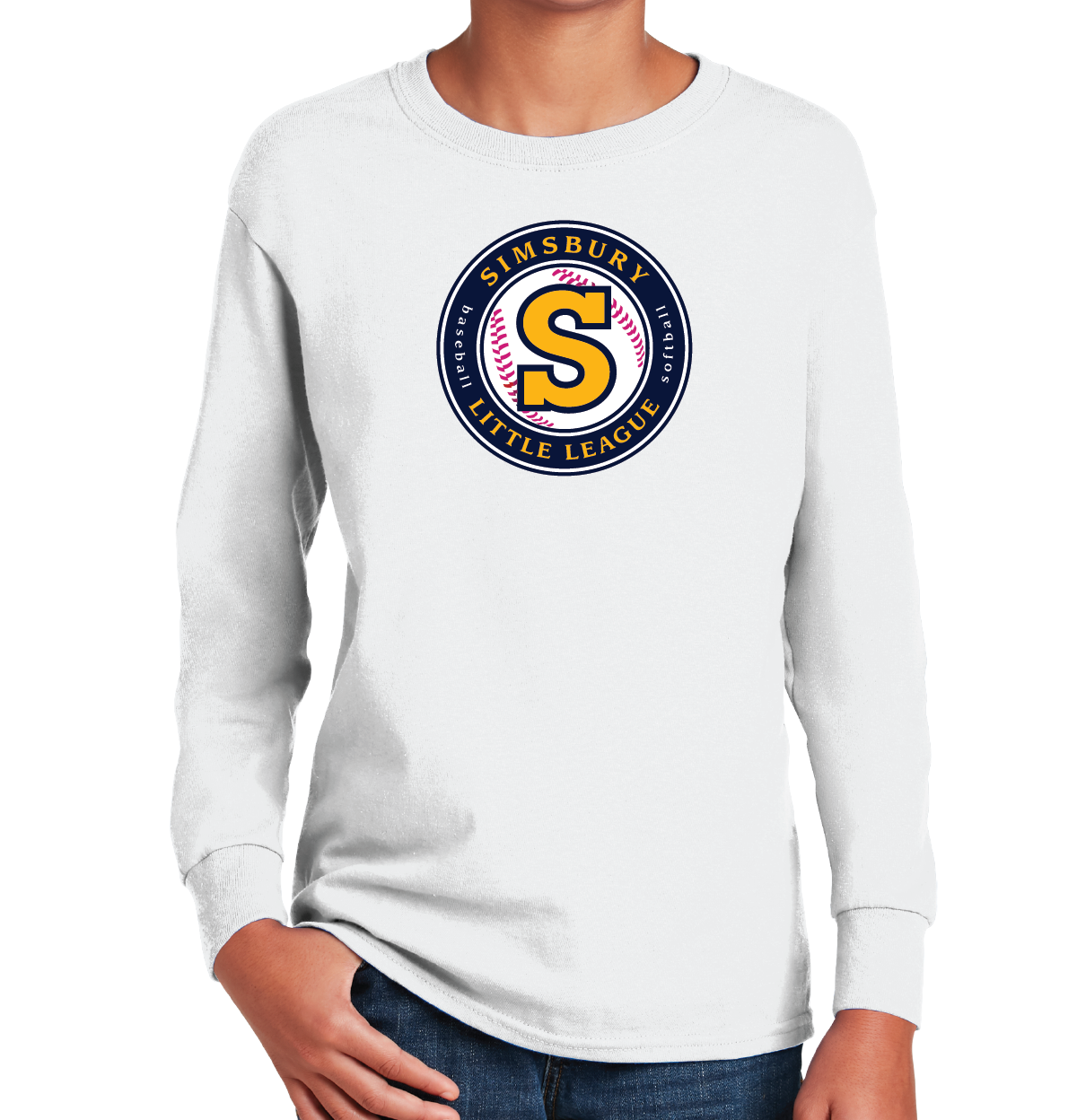 Long Sleeve T-Shirt: Simsbury Little League