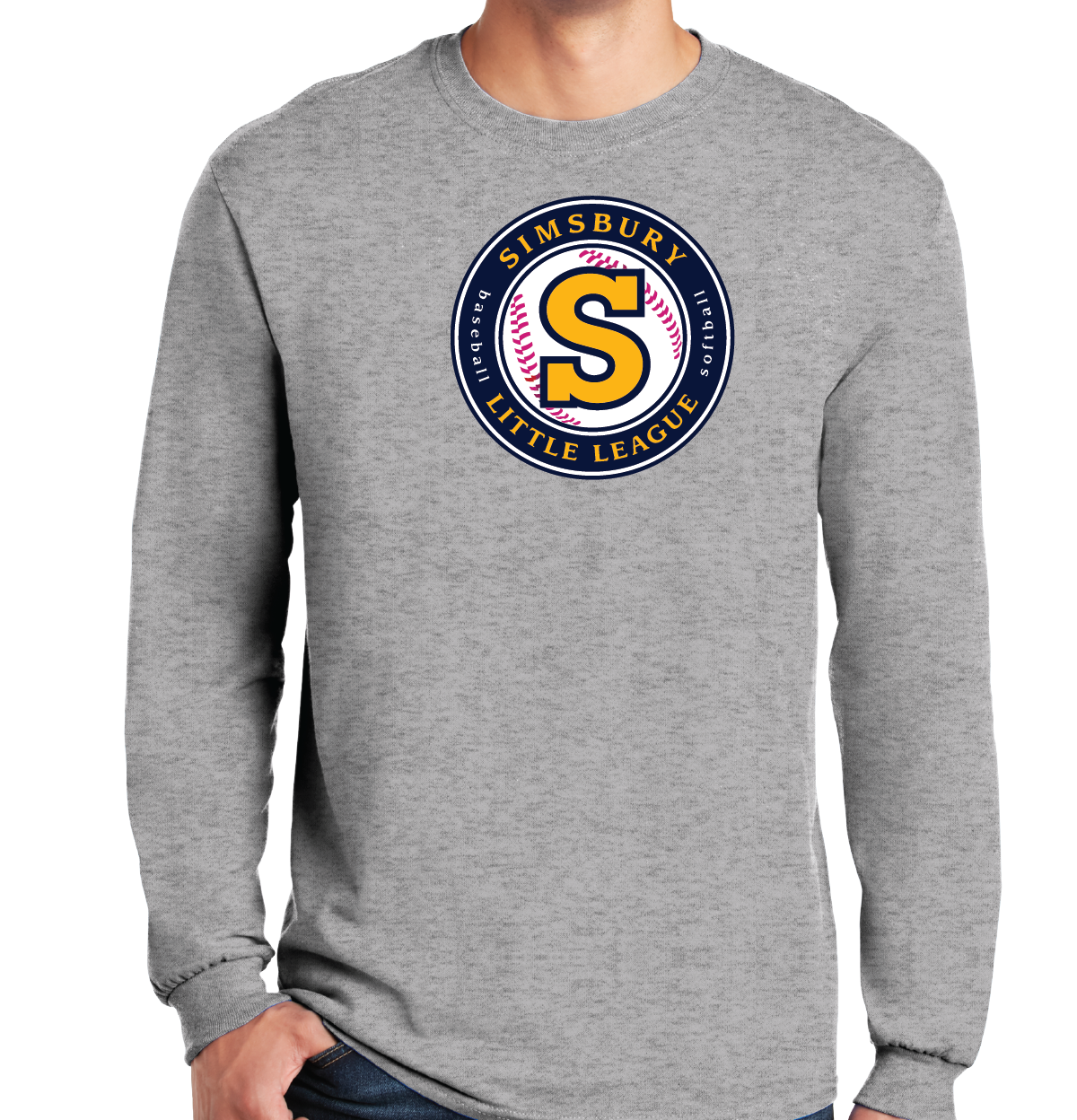 Long Sleeve T-Shirt: Simsbury Little League