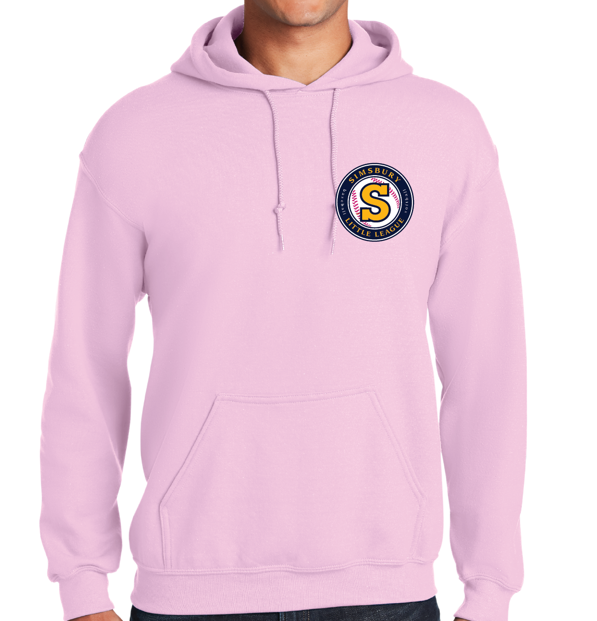 Hooded Sweatshirt: Simsbury Little League Left Chest Embroidered Logo
