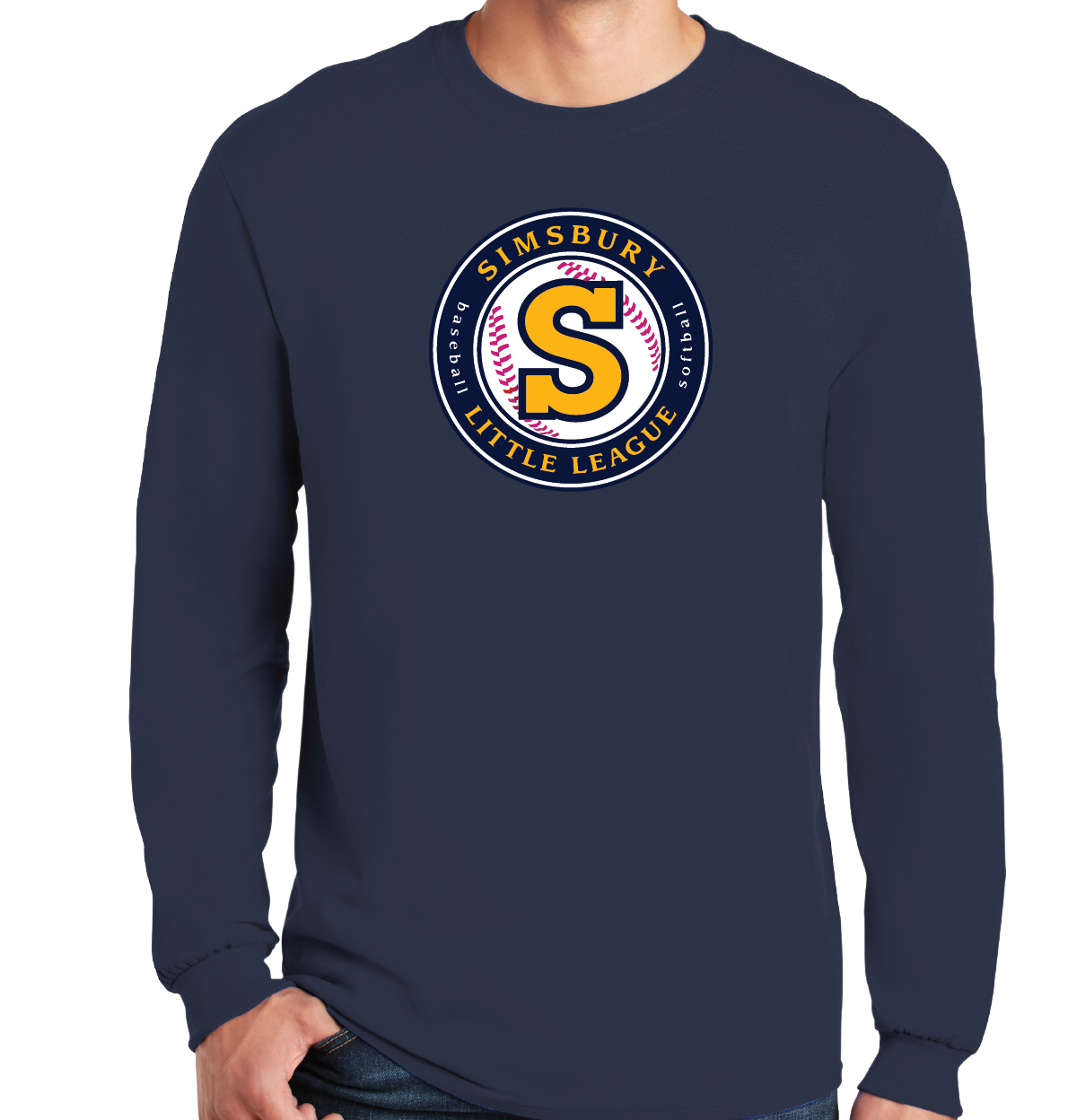 Long Sleeve T-Shirt: Simsbury Little League