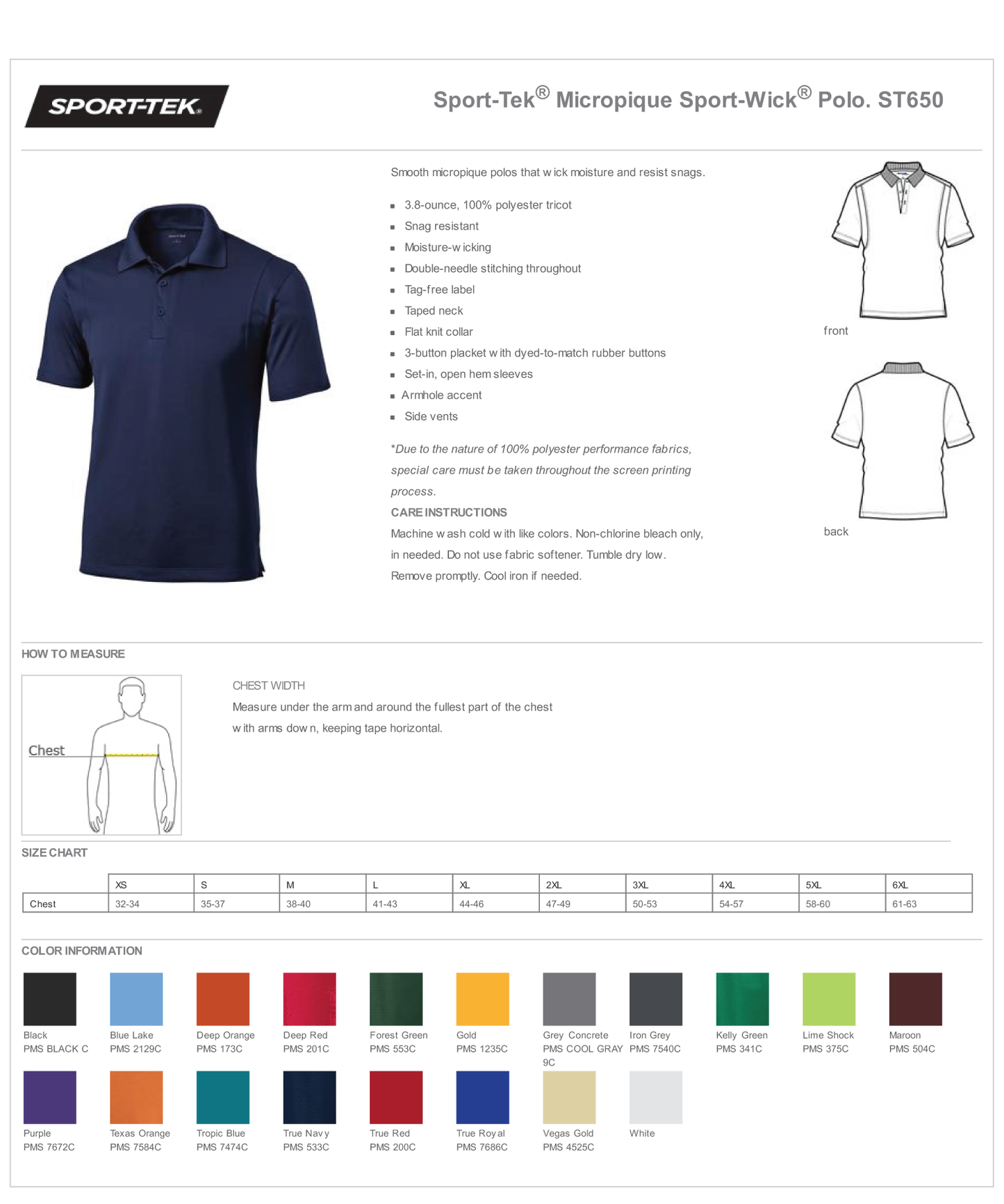 Polo: Sport-Tek Men's Micropique Sport-Wick Polo: Simsbury Soccer Club