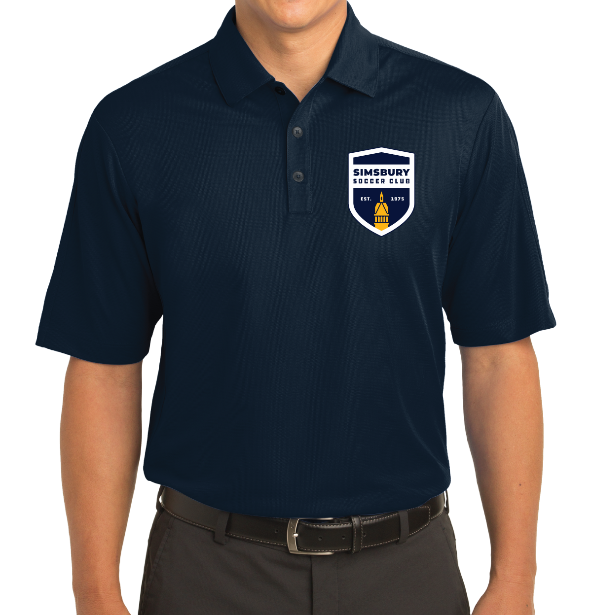 Polo: Nike Men's Tech Basic Dri-FIT Polo: Simsbury Soccer Club