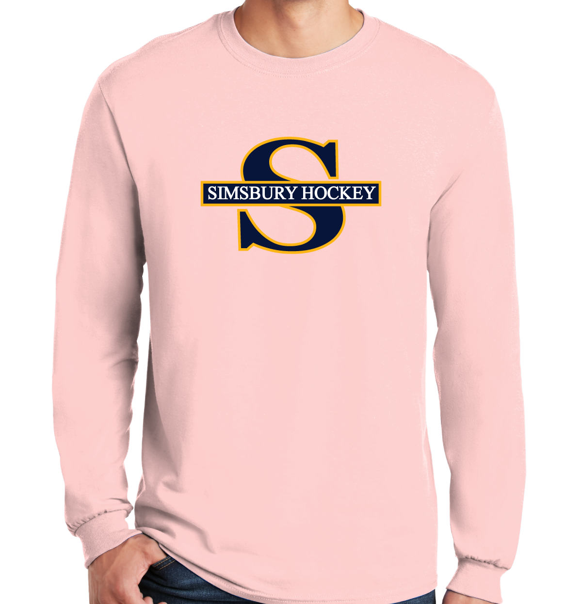 Long Sleeve T-Shirt: Simsbury Youth Hockey