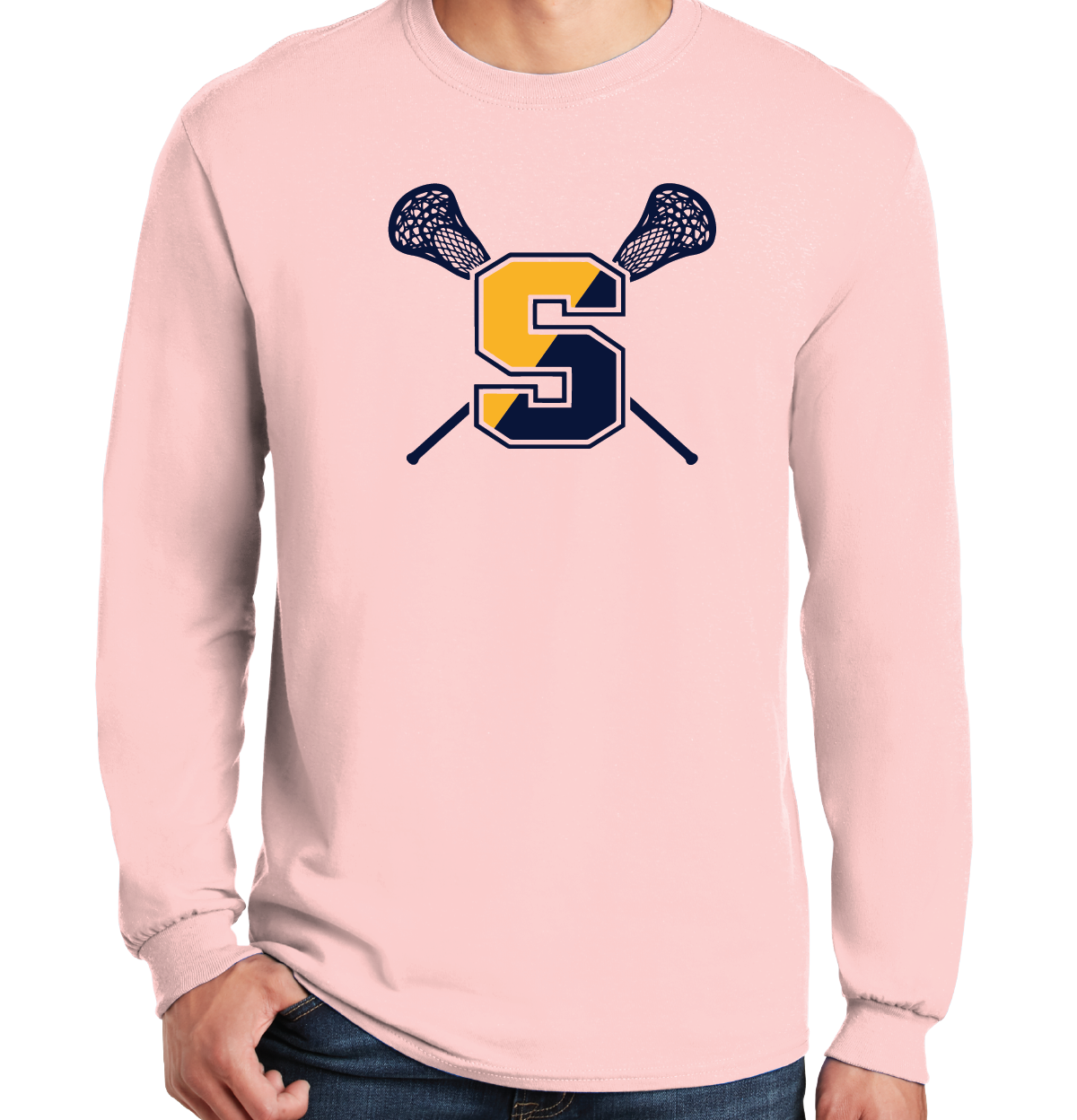 Long Sleeve T-Shirt: Simsbury Youth Lacrosse