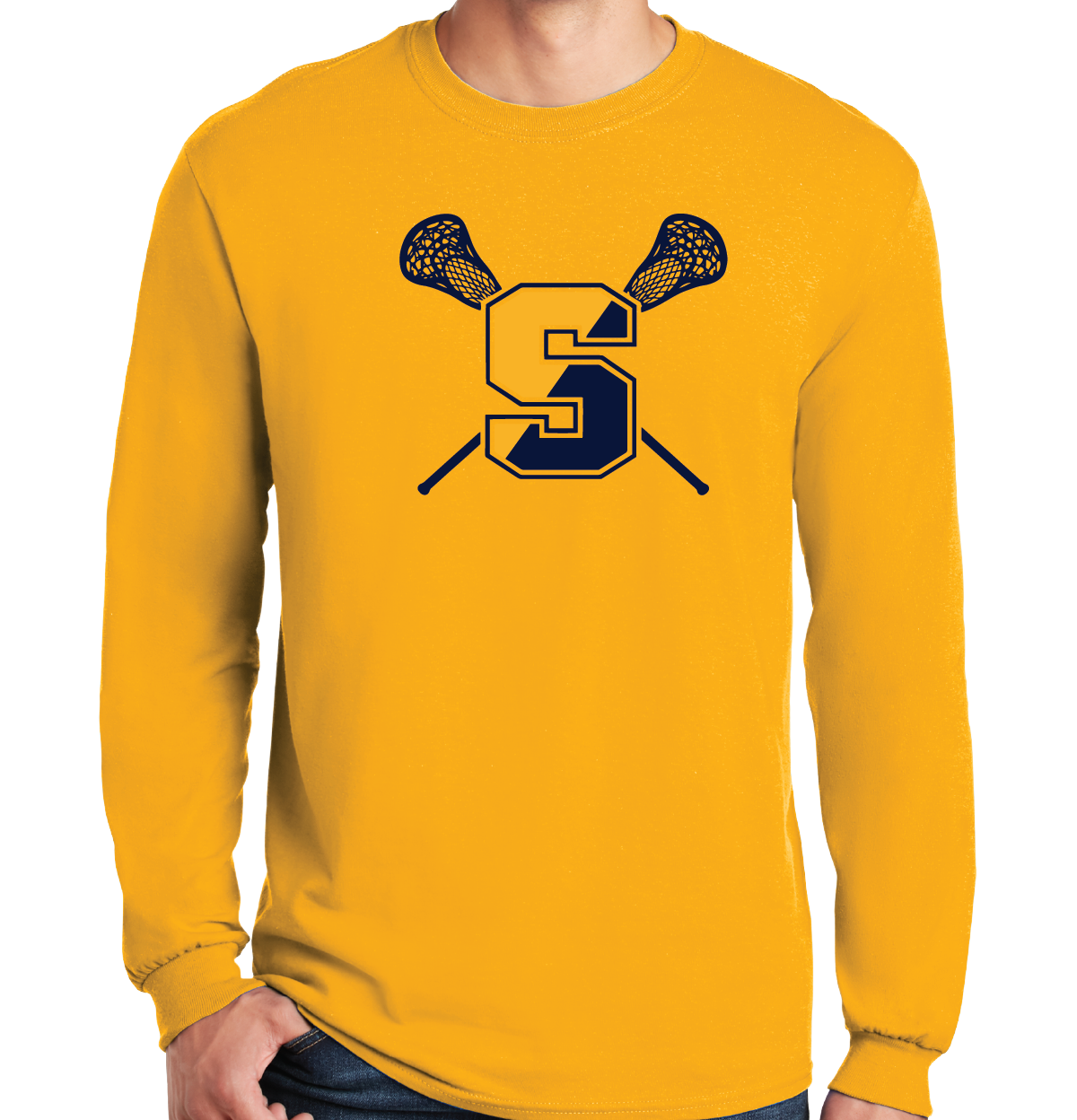 Long Sleeve T-Shirt: Simsbury Youth Lacrosse