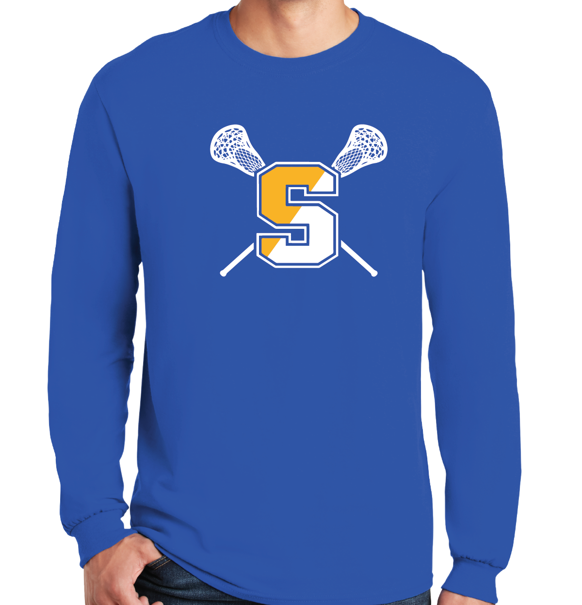 Long Sleeve T-Shirt: Simsbury Youth Lacrosse