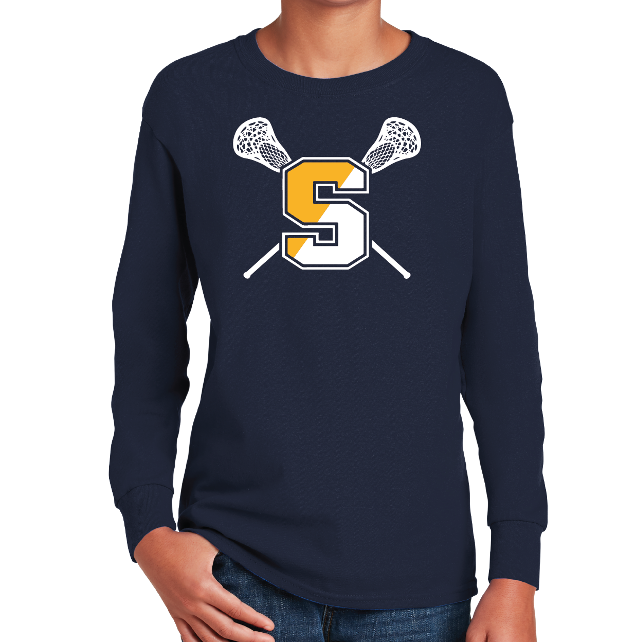 Long Sleeve T-Shirt: Simsbury Youth Lacrosse