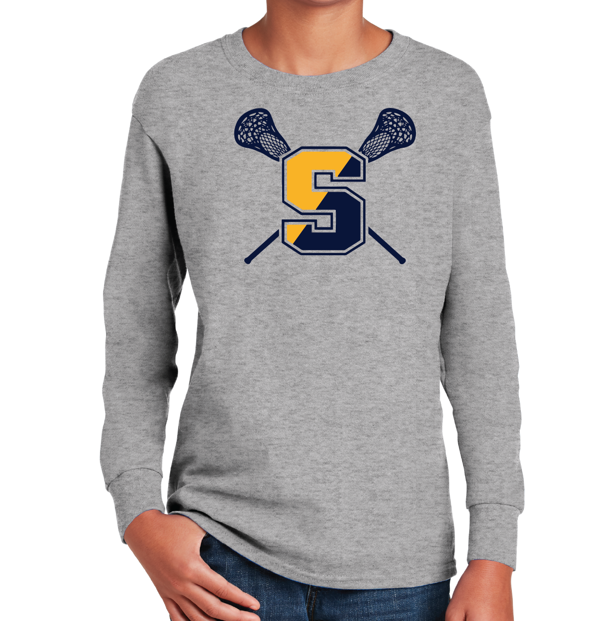 Long Sleeve T-Shirt: Simsbury Youth Lacrosse