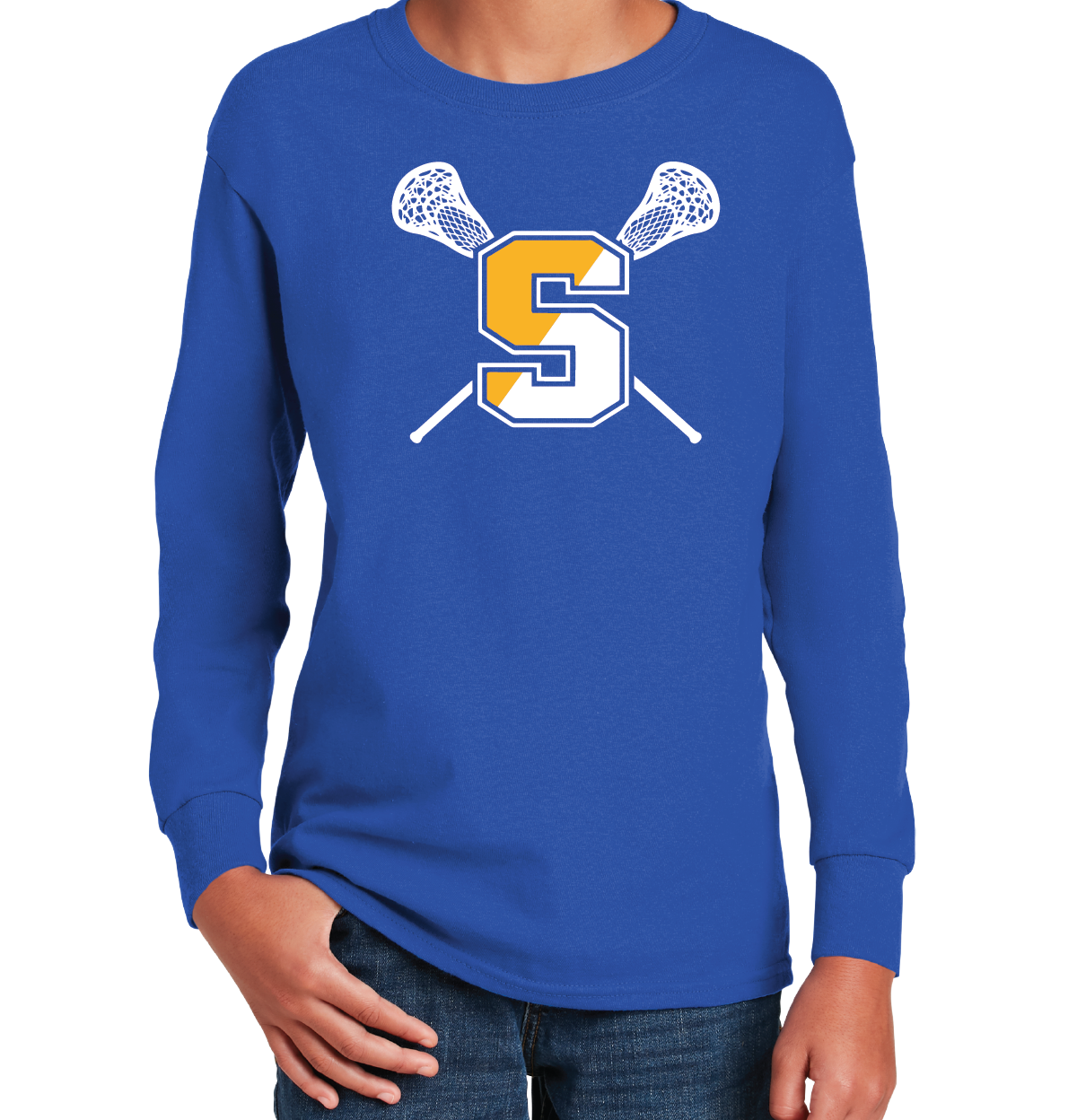 Long Sleeve T-Shirt: Simsbury Youth Lacrosse