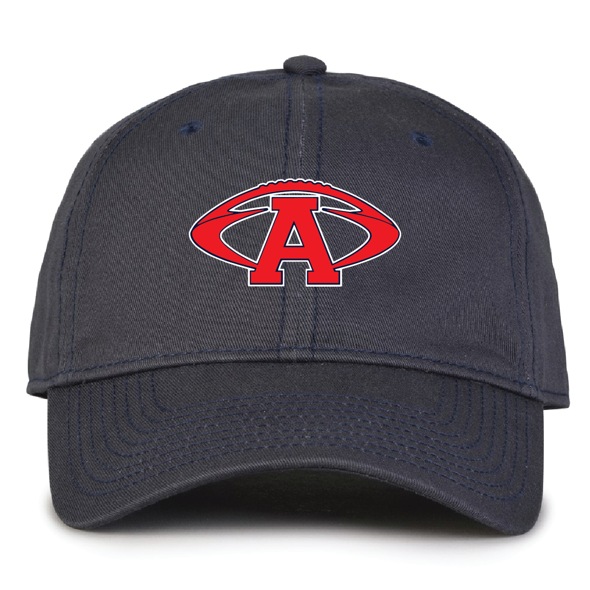 Hat: OSFA Avon Football Garment Washed Twill