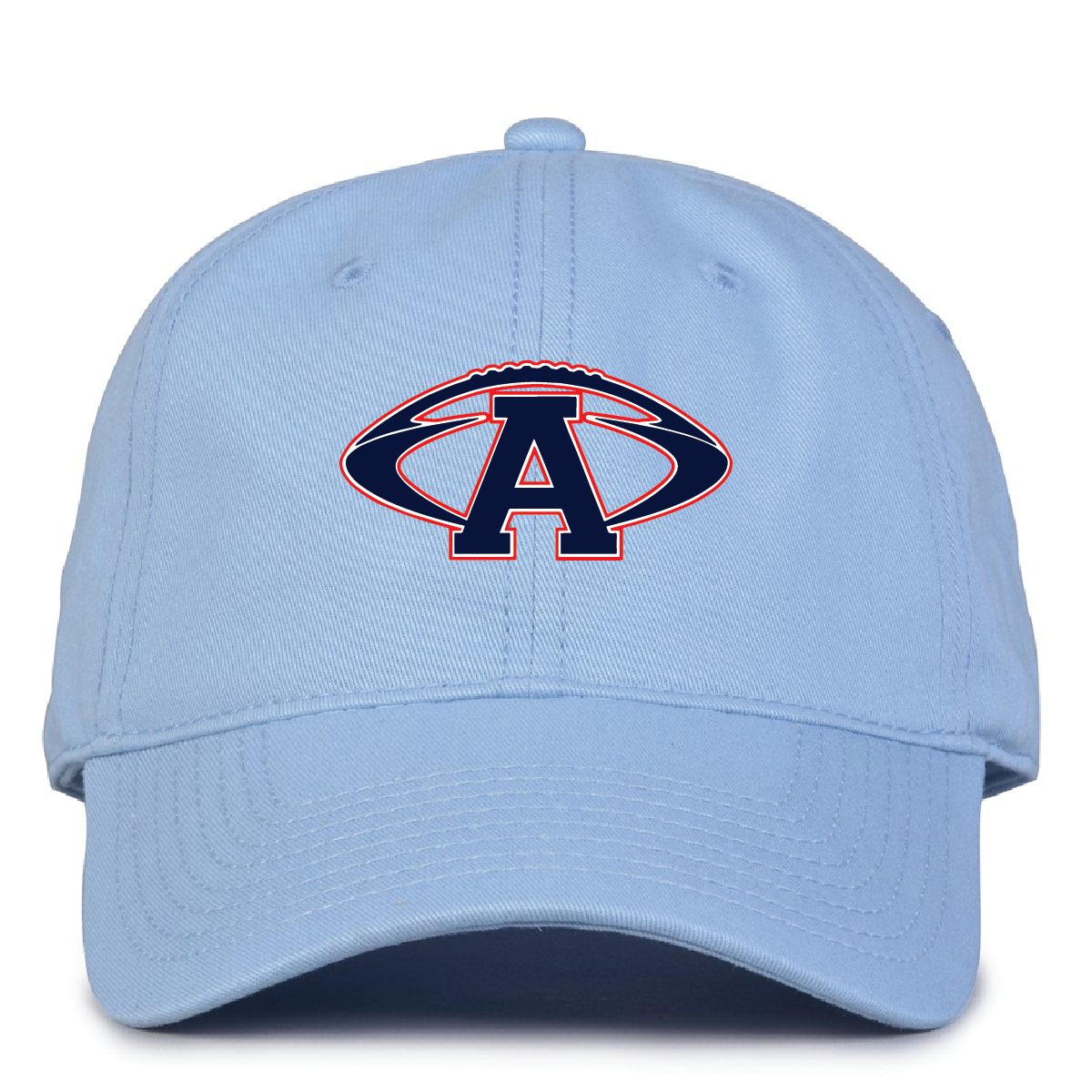 Hat: OSFA Avon Football Garment Washed Twill