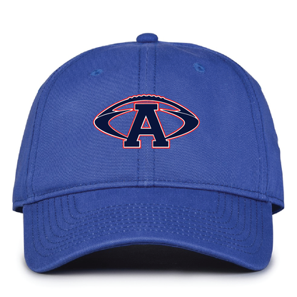 Hat: OSFA Avon Football Garment Washed Twill