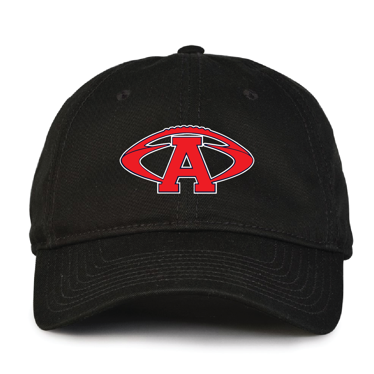 Hat: OSFA Avon Football Garment Washed Twill