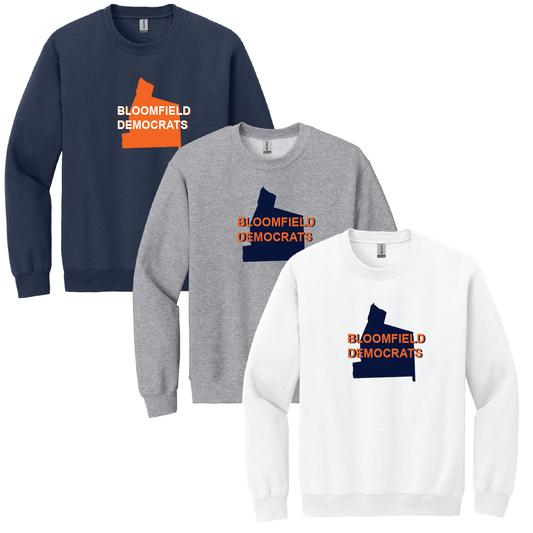 Bloomfield Democrats: Gildan Heavy Blend Crewneck Sweatshirt