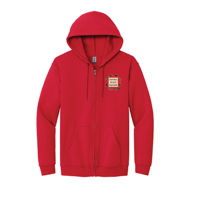 Central Valley Squares Full Zip Hooded Sweatshirt