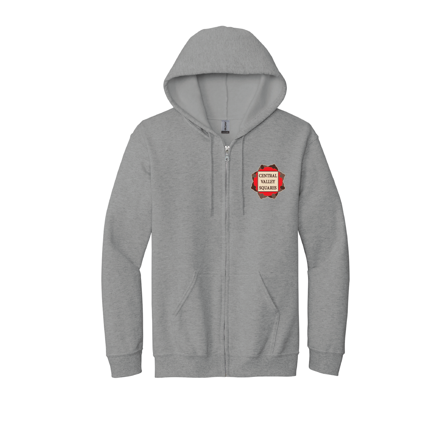 Central Valley Squares Full Zip Hooded Sweatshirt