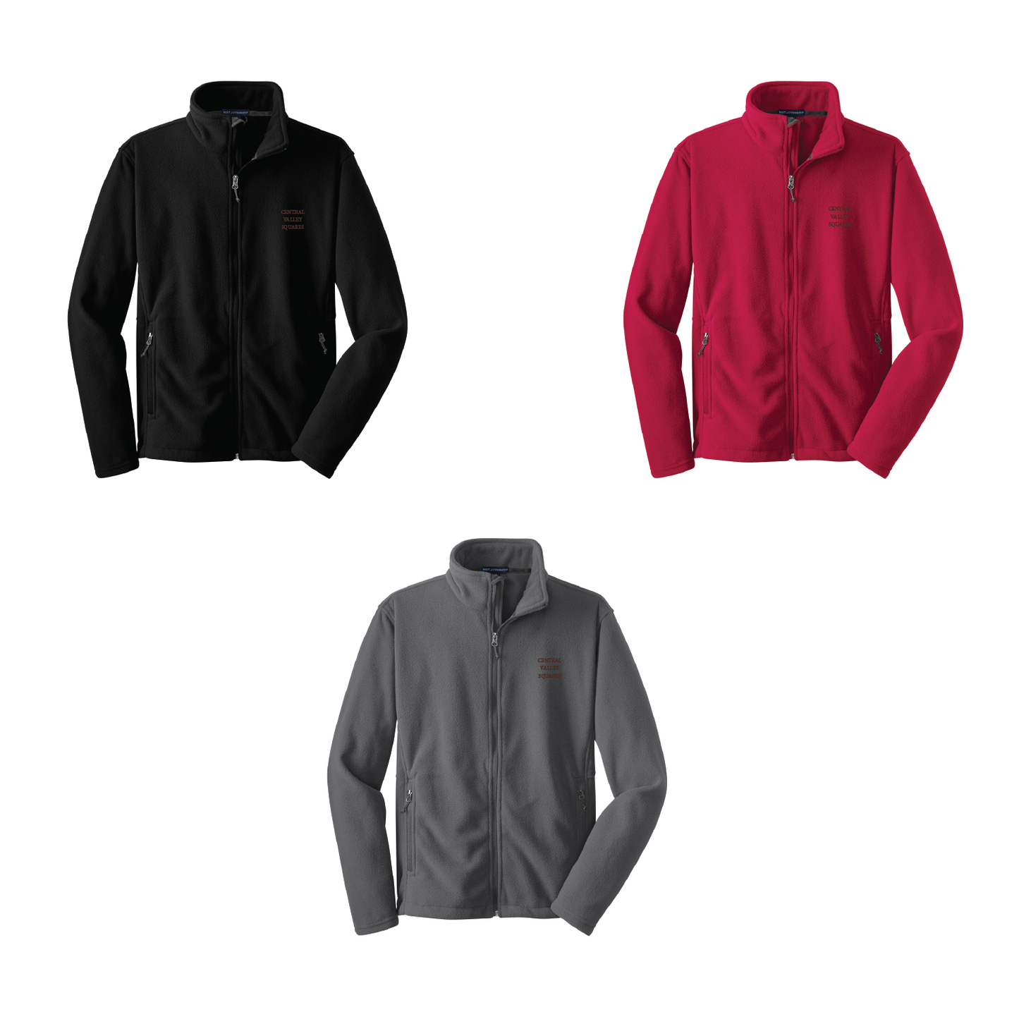 Central Valley Squares Fleece Jacket: Men's