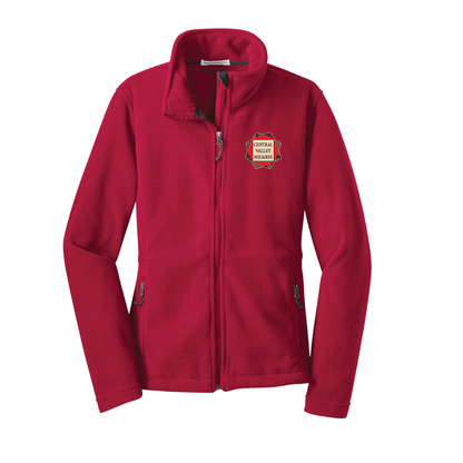 Central Valley Squares Fleece Jacket: Women's