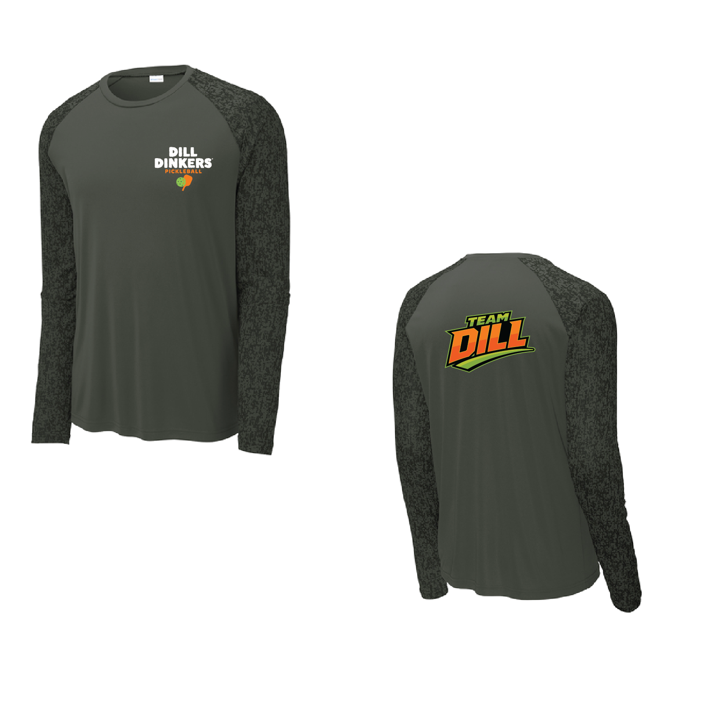 Team Dill: ST460LS Sport-Tek® Long Sleeve Digi Camo Tee