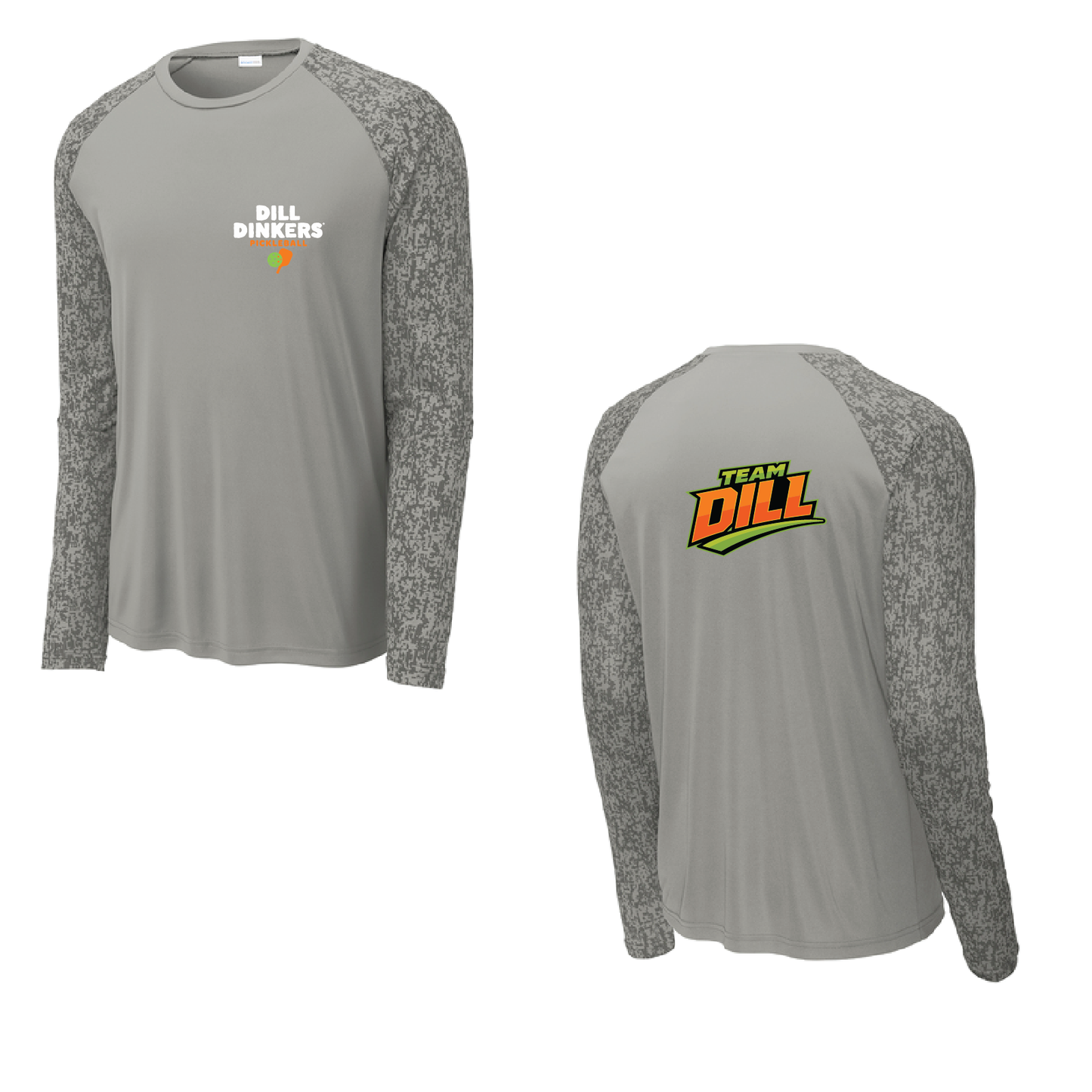 Team Dill: ST460LS Sport-Tek® Long Sleeve Digi Camo Tee