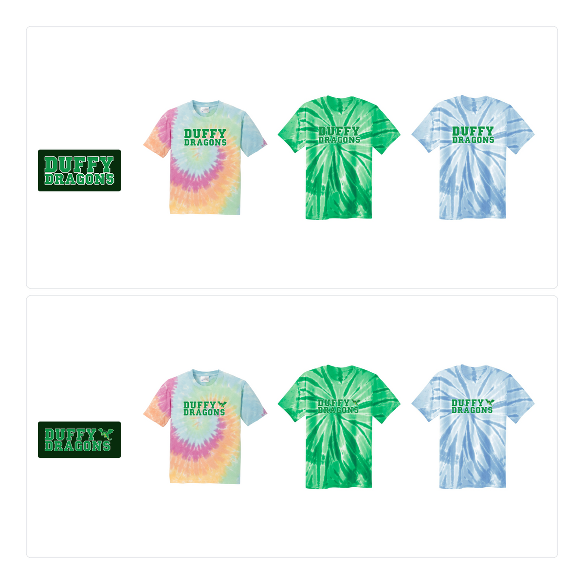 Duffy Elementary: PC147/PC147Y Tye Dye Tee