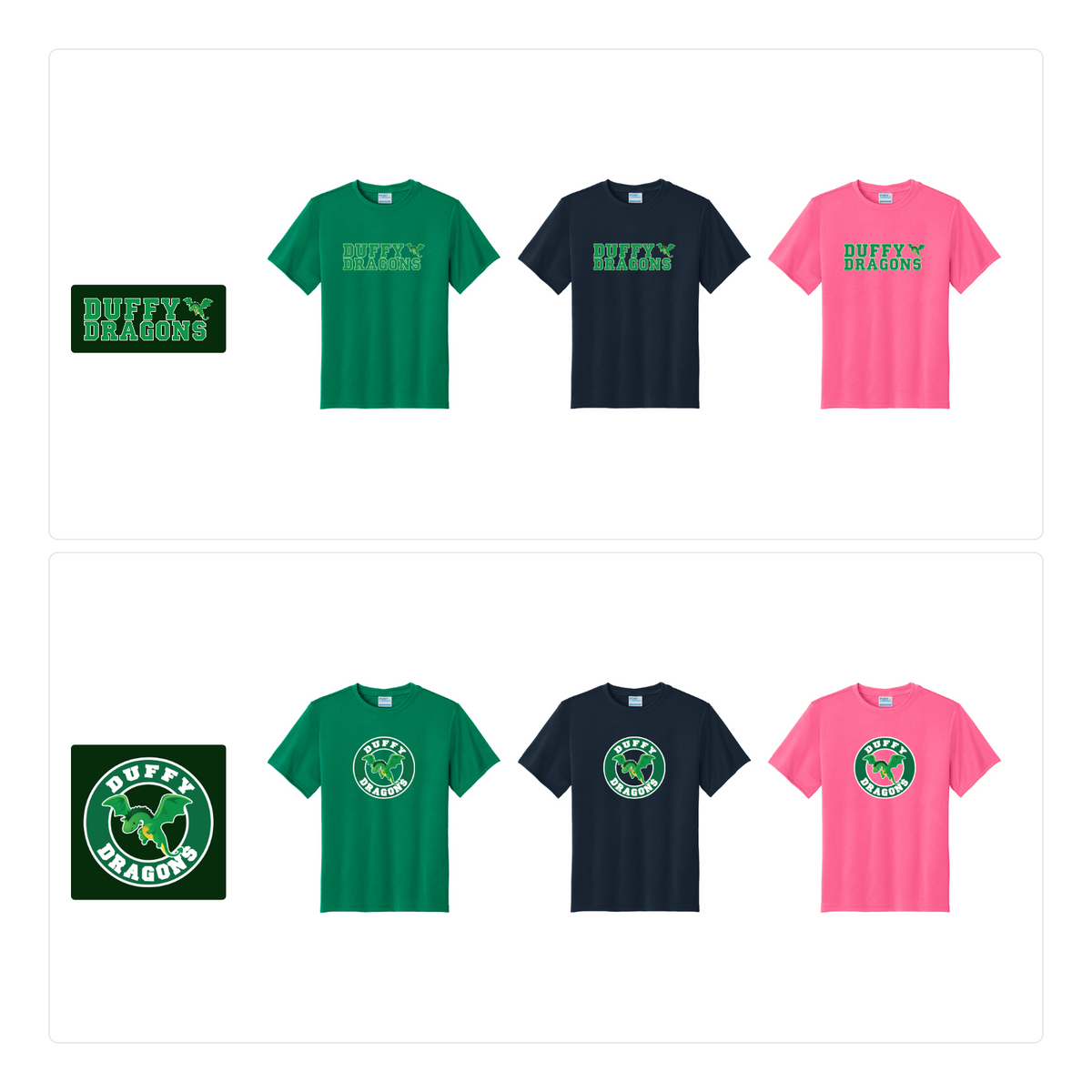 Duffy Elementary: PC380 Port & Co® Youth Performance Tee