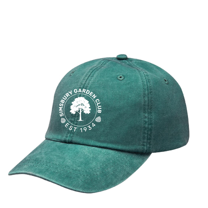 Simsbury Garden Club: Pigment Dyed Baseball Cap