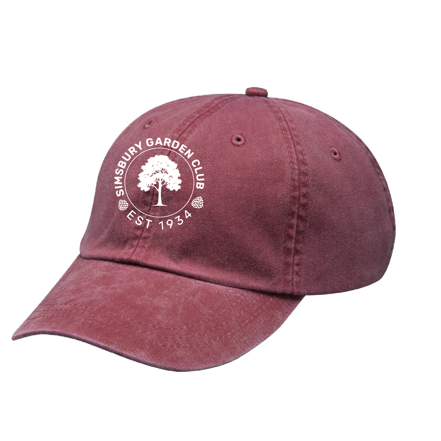 Simsbury Garden Club: Pigment Dyed Baseball Cap